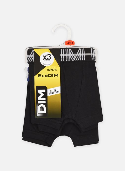 Boxer Femme DIM Les Pockets Coton – Lot 3 Motifs & Couleurs, Ceinture Confort, Stretch Doux XXL