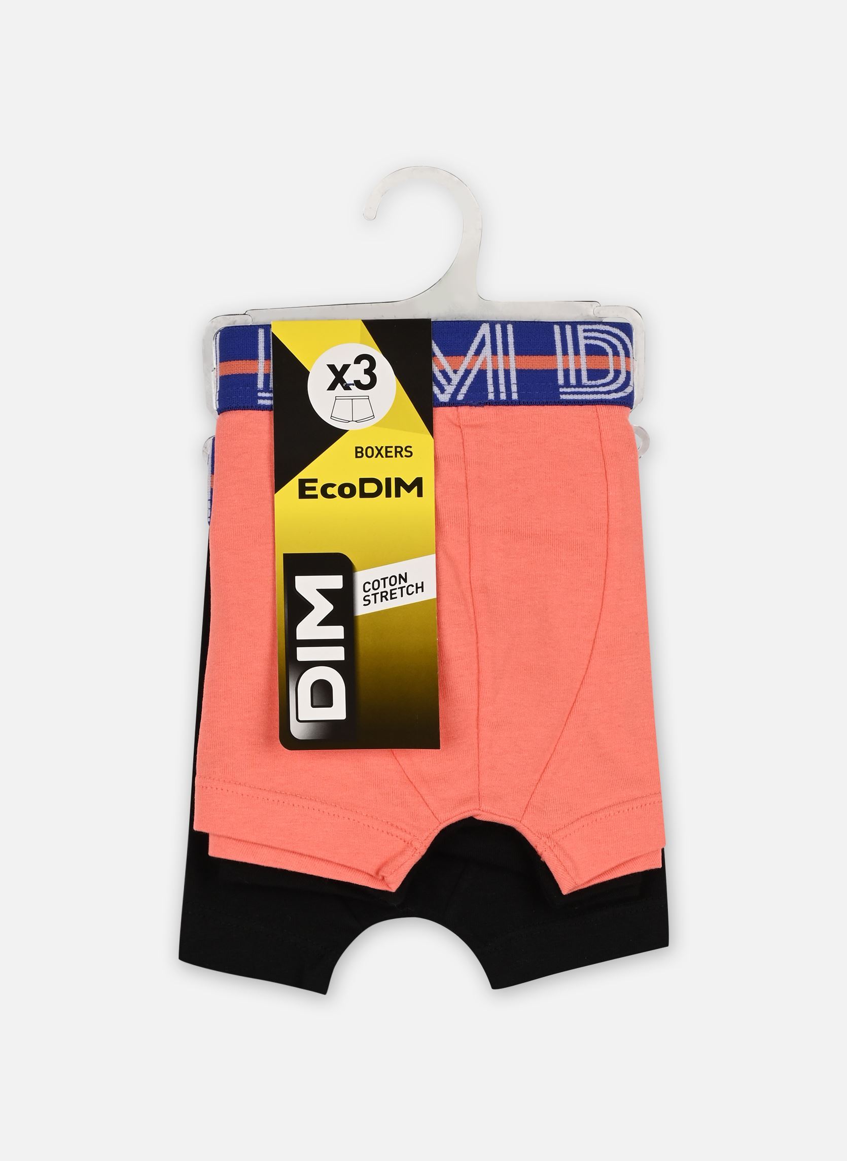 Caleçons et boxers Ecodim Classic Boxers X3 NPU garçon multicolore Dim Caleçons et boxers Ecodim Classic Boxers X3 NPU garçon multicolore ORANGENOIRNOIR