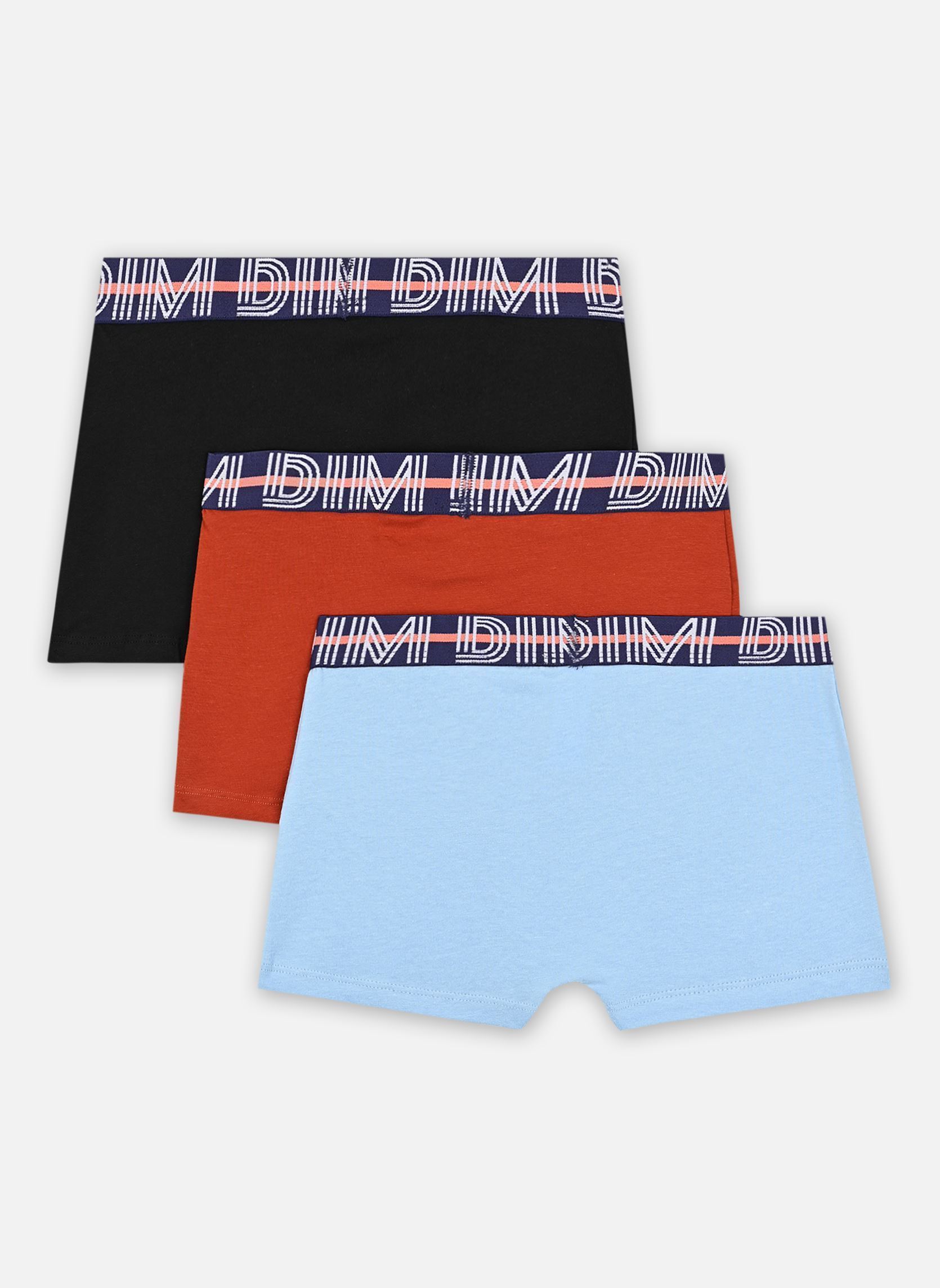 Caleçons et boxers Ecodim Classic Boxers X3 NPU garçon bleu Dim Caleçons et boxers Ecodim Classic Boxers X3 NPU garçon bleu BLEU CIELNRROUGE CARAMEL