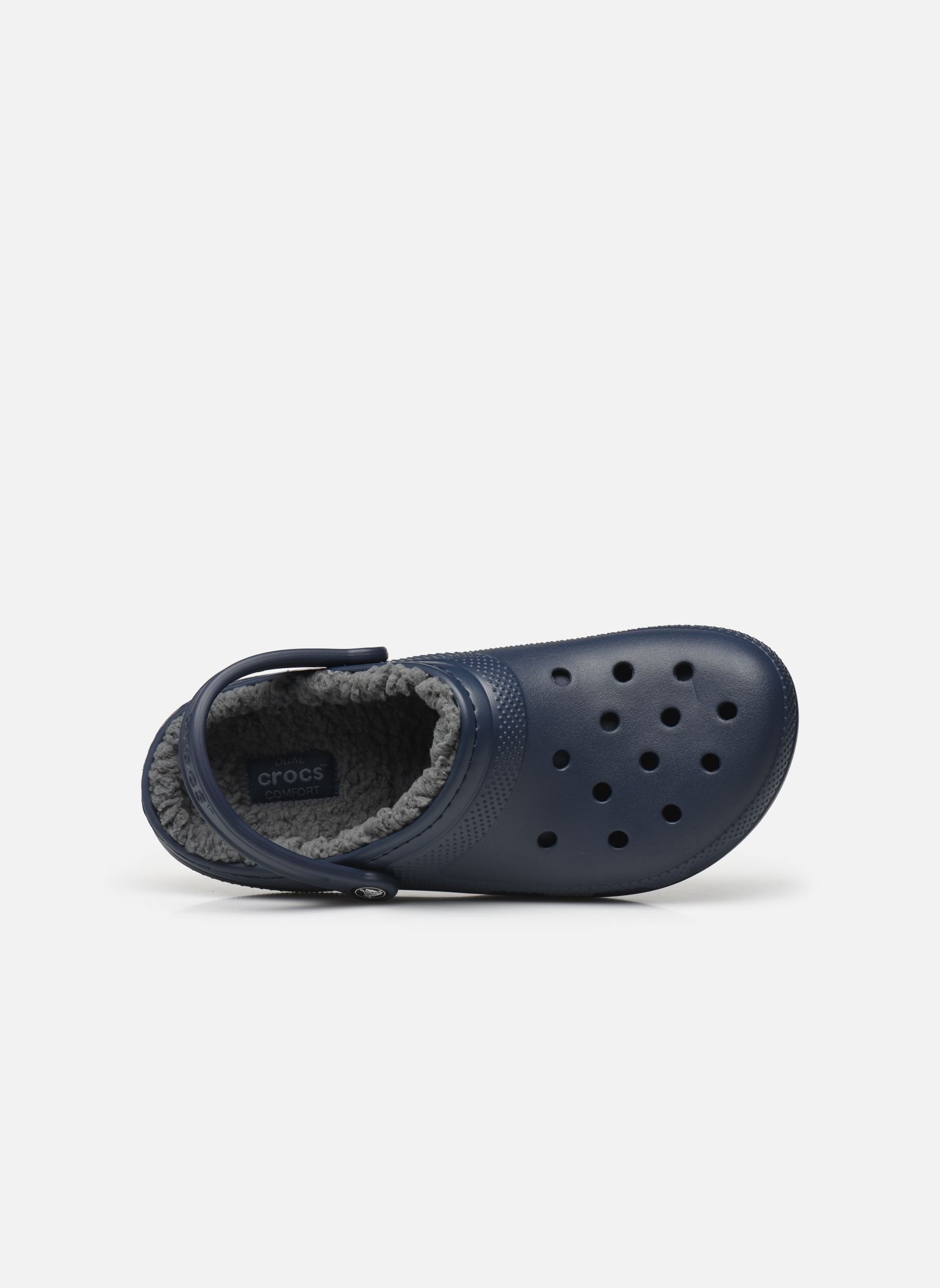 Muilen Classic Lined Clog M heren blauw Crocs Muilen Classic Lined Clog M heren blauw NAVY/CHARCOAL