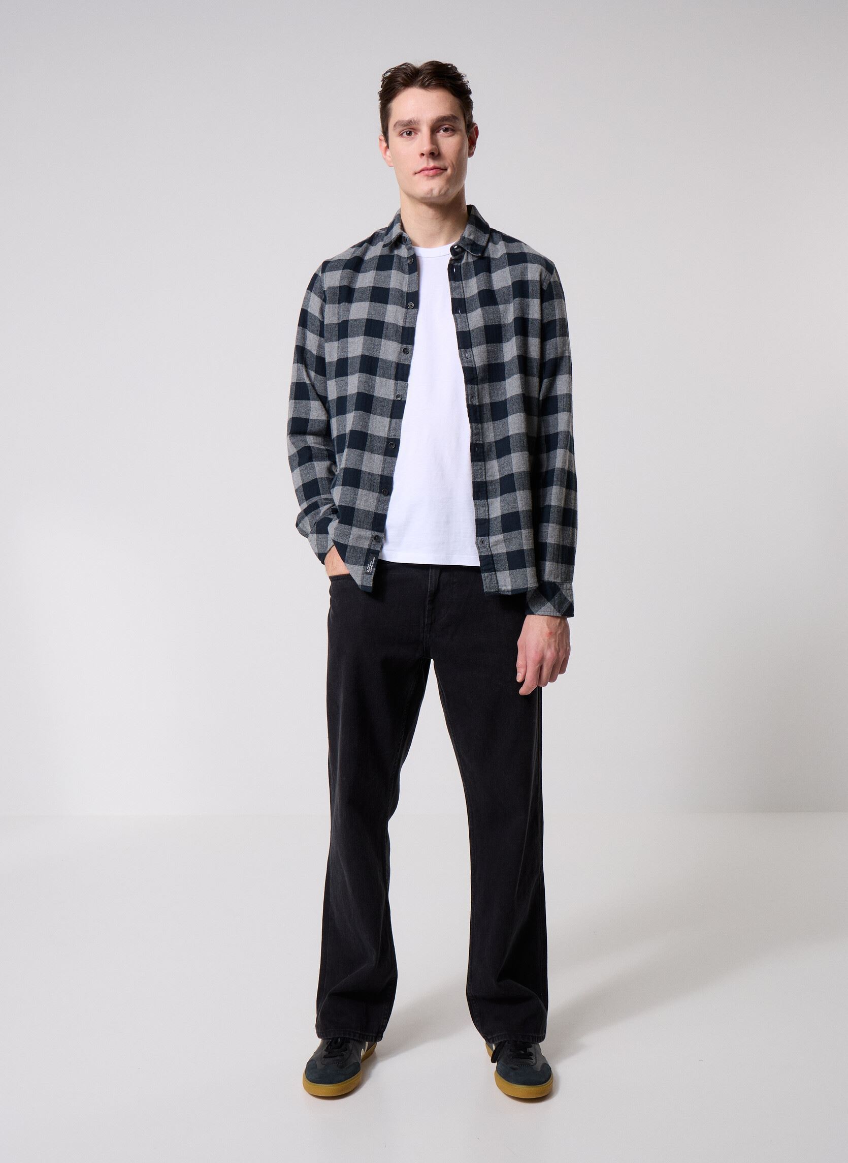 Hemden Shirt herren grau Blend Hemden Shirt herren grau STONE MIX