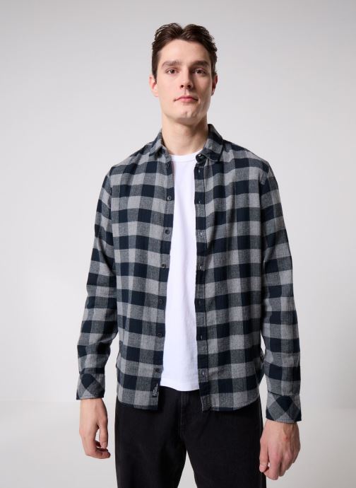 Blend Hemden Shirt herren grau