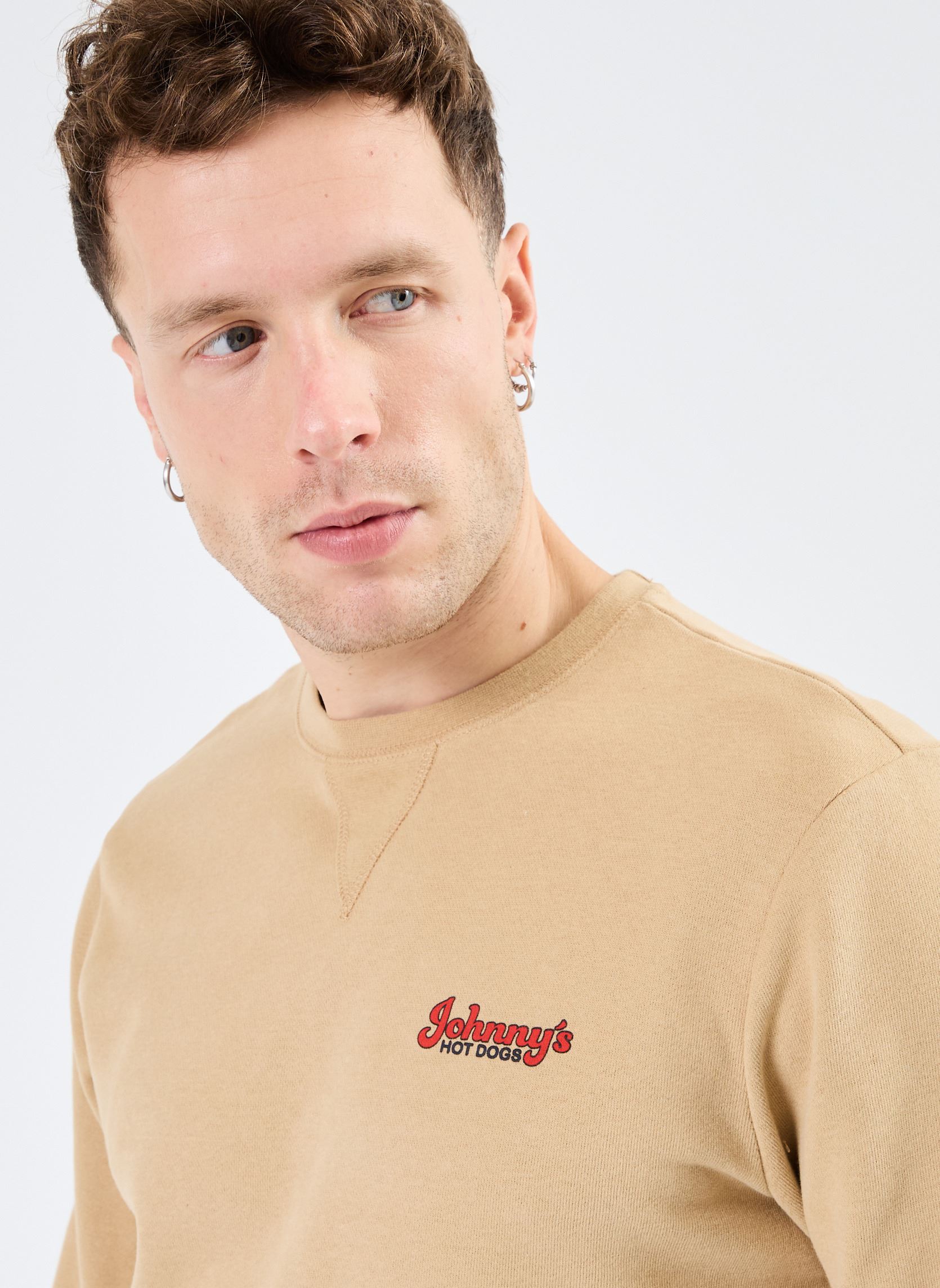 Sweatshirts Sweatshirt herren beige Blend Sweatshirts Sweatshirt herren beige CORNSTALK