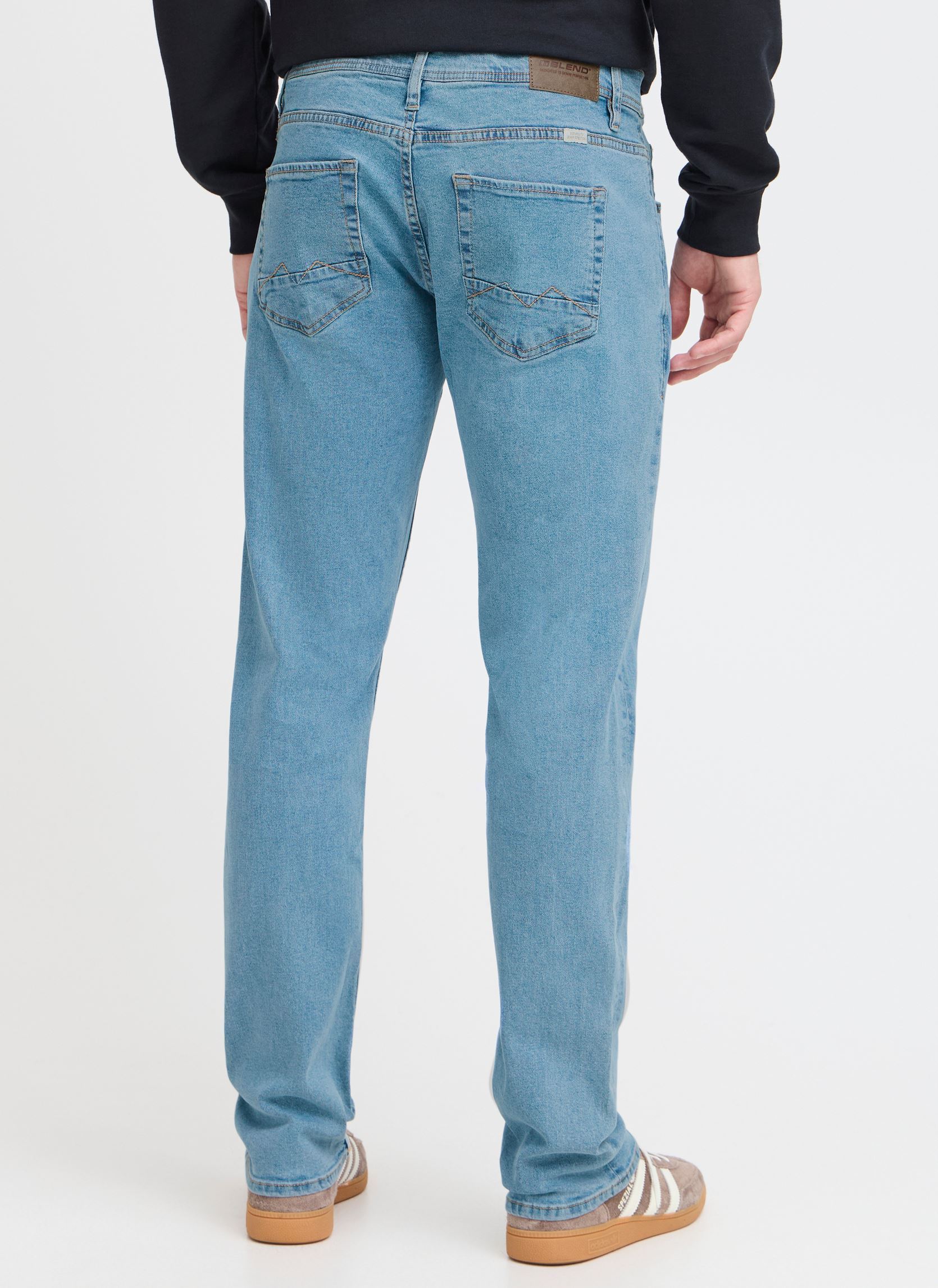 Rechte jeans / Straight Leg Jeans Twister fit heren blauw Blend Rechte jeans / Straight Leg Jeans Twister fit heren blauw DENIM LIGHT BLUE