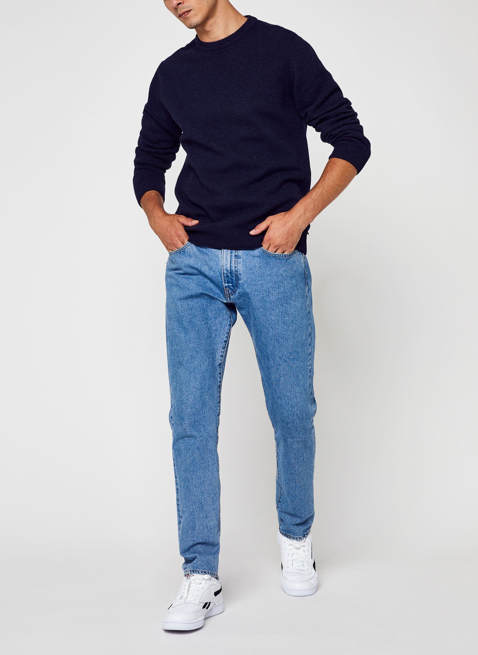 Pulls Karl crew neck bounty knit homme bleu Casual Friday Pulls Karl crew neck bounty knit homme bleu NAVY BLAZER
