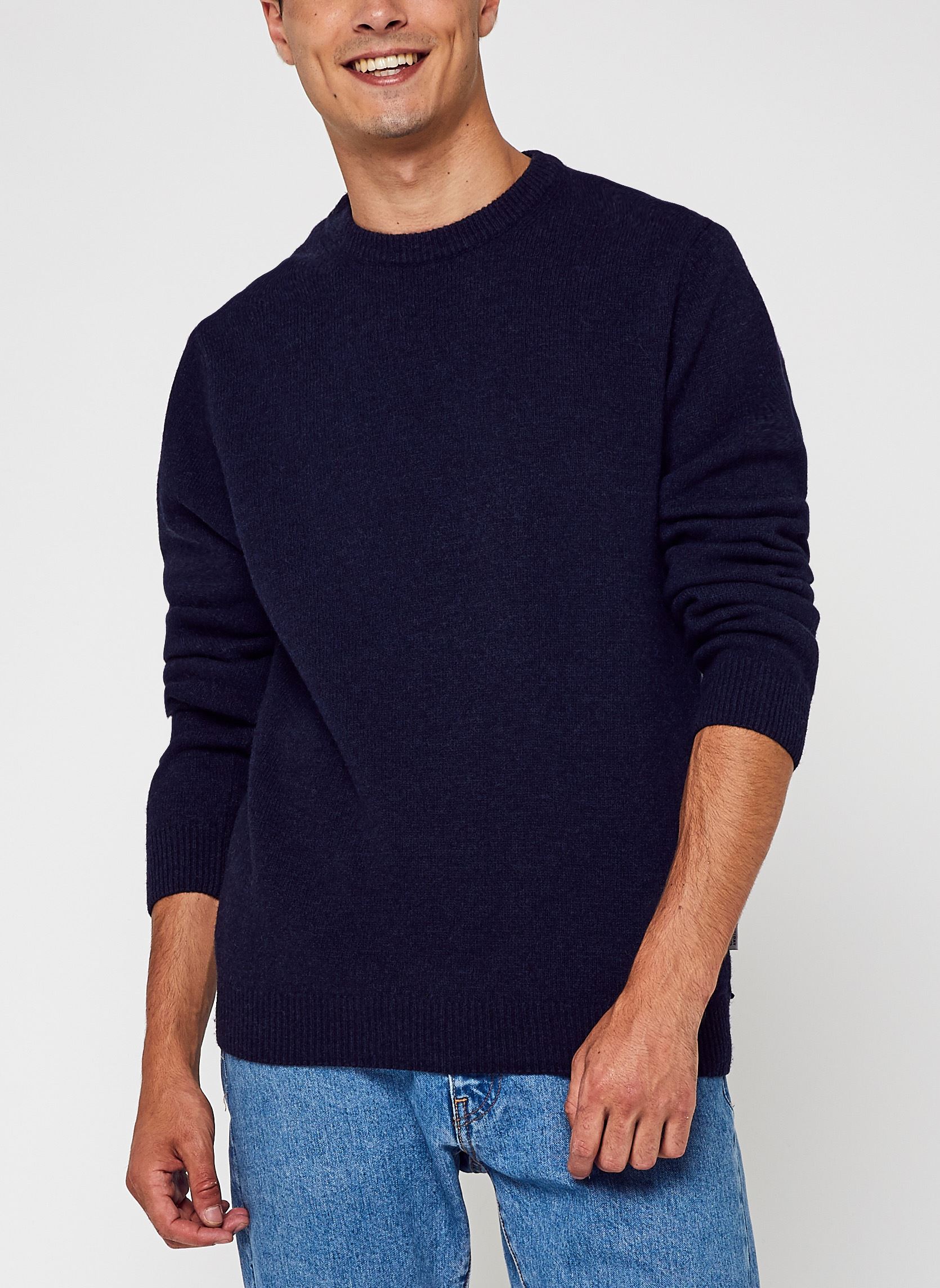 Pulls Karl crew neck bounty knit homme bleu Casual Friday Pulls Karl crew neck bounty knit homme bleu NAVY BLAZER