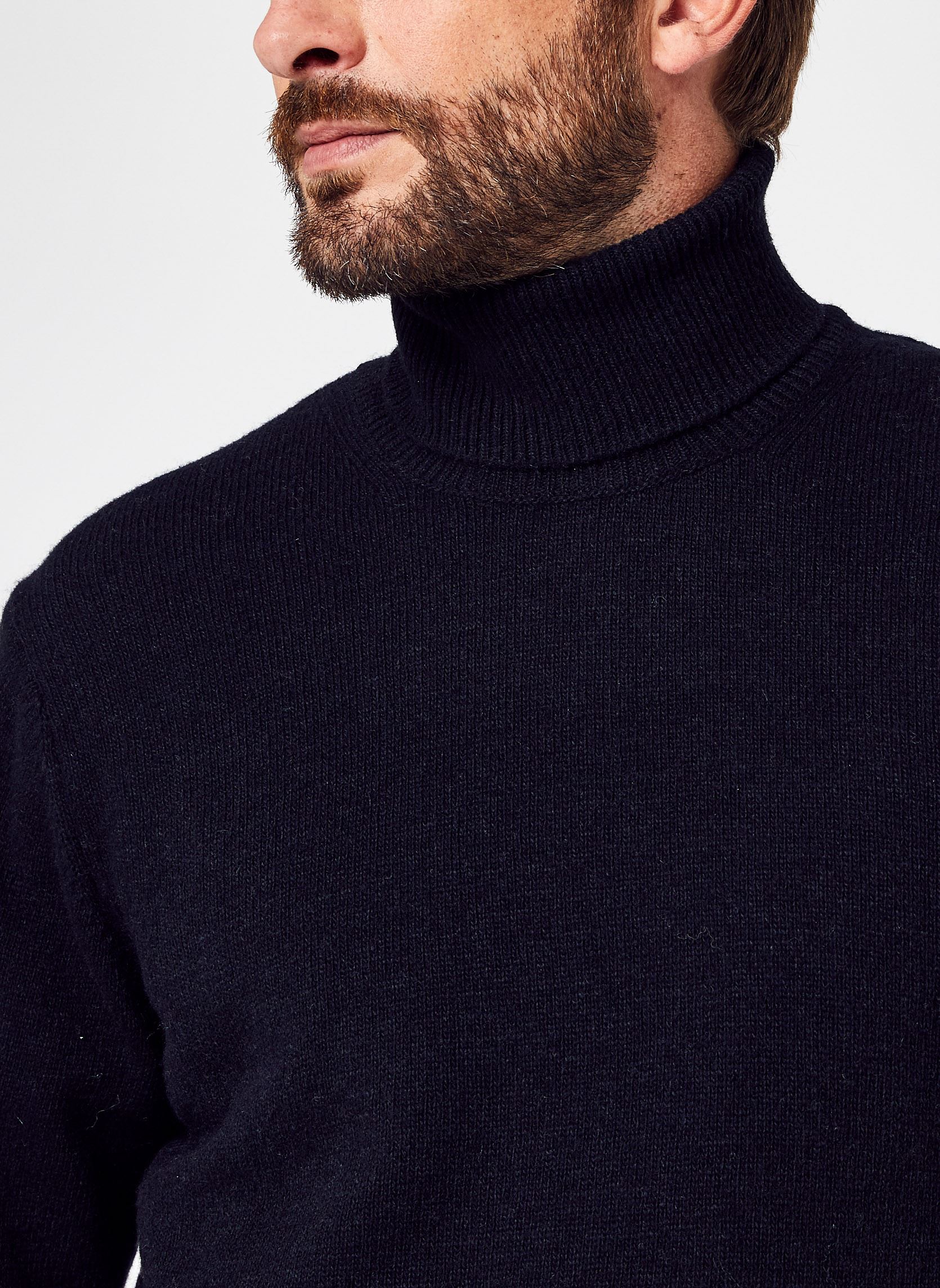 Pullover Karl roll neck bounty knit herren schwarz Casual Friday Pullover Karl roll neck bounty knit herren schwarz ANTHRACITE BLACK
