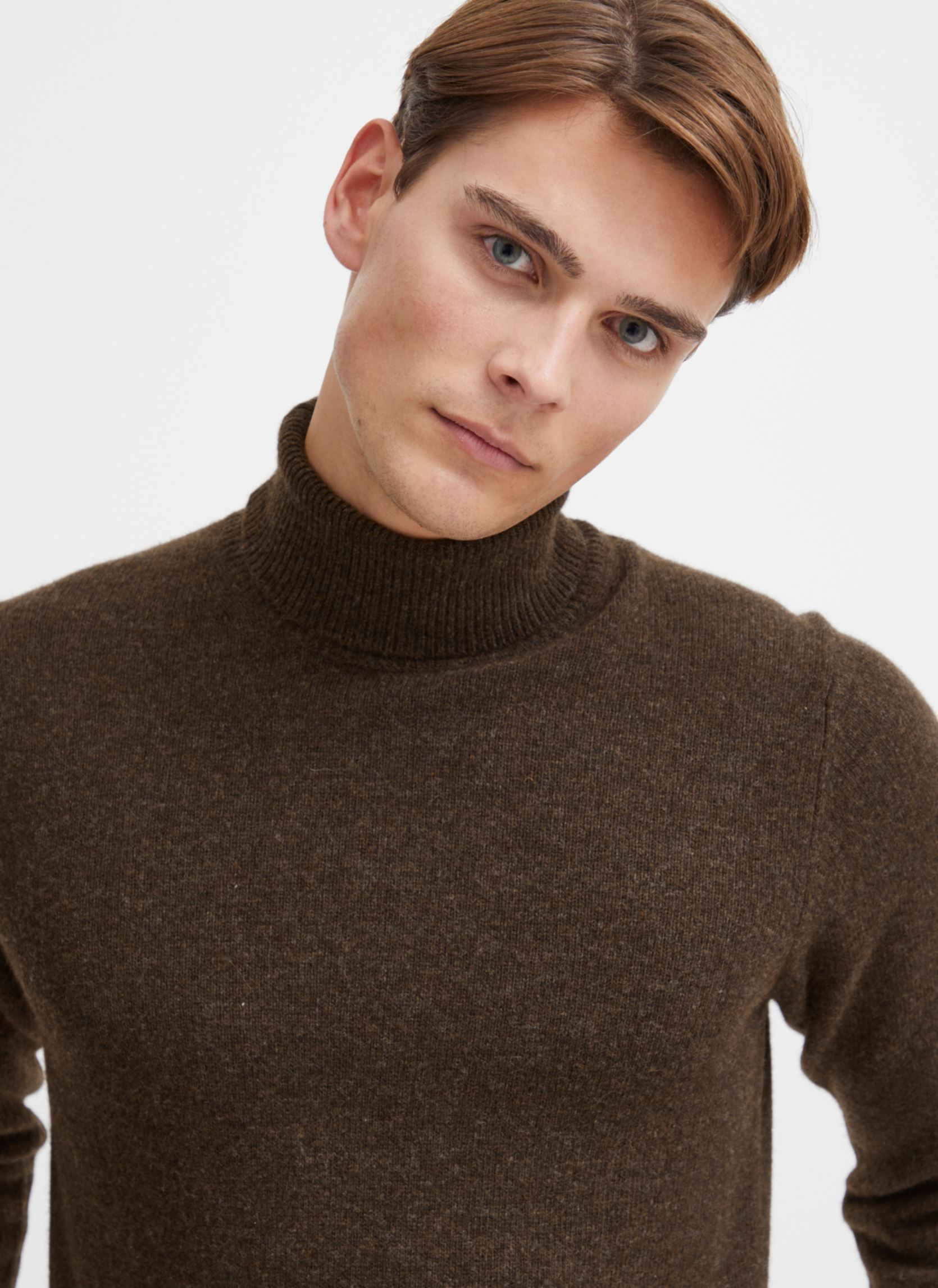 COOFANDY Heren Trui Coltrui Kabel Knit Truien Lange Mouwen Winter Trui Coltrui Slim Fit Licht Khaki XXL COOFANDY Heren Trui Coltrui Kabel Knit Truien Lange Mouwen Winter Trui Coltrui Slim Fit Licht Khaki XXL