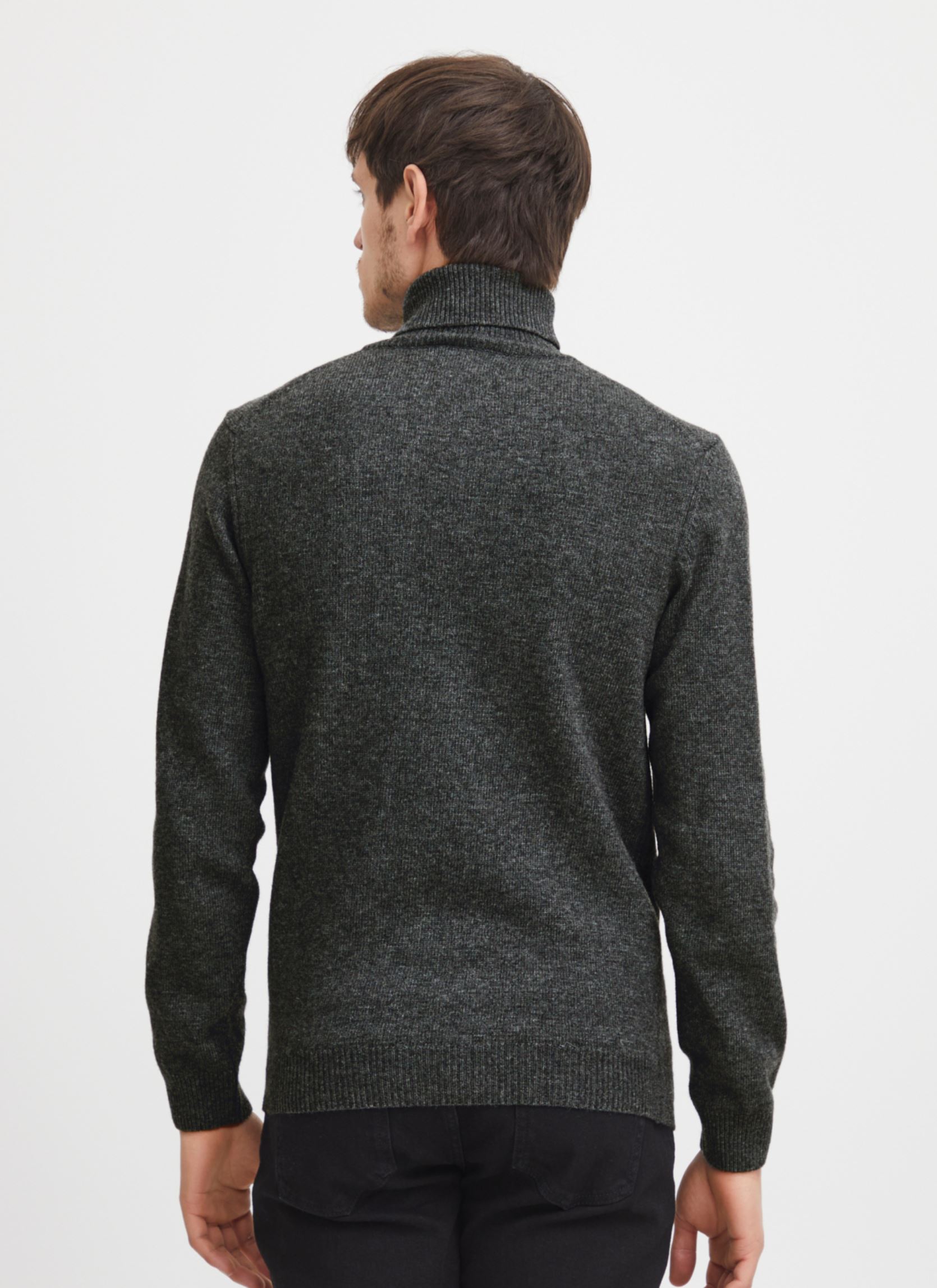 Pulls Karl roll neck bounty knit homme gris Casual Friday Pulls Karl roll neck bounty knit homme gris PEWTER MIX