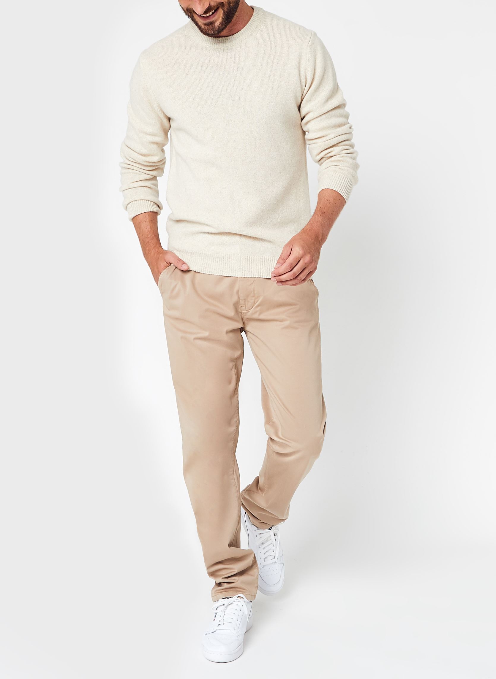 Pantalons droits Viggo Chino Pants homme marron Casual Friday Pantalons droits Viggo Chino Pants homme marron SAND CLAY