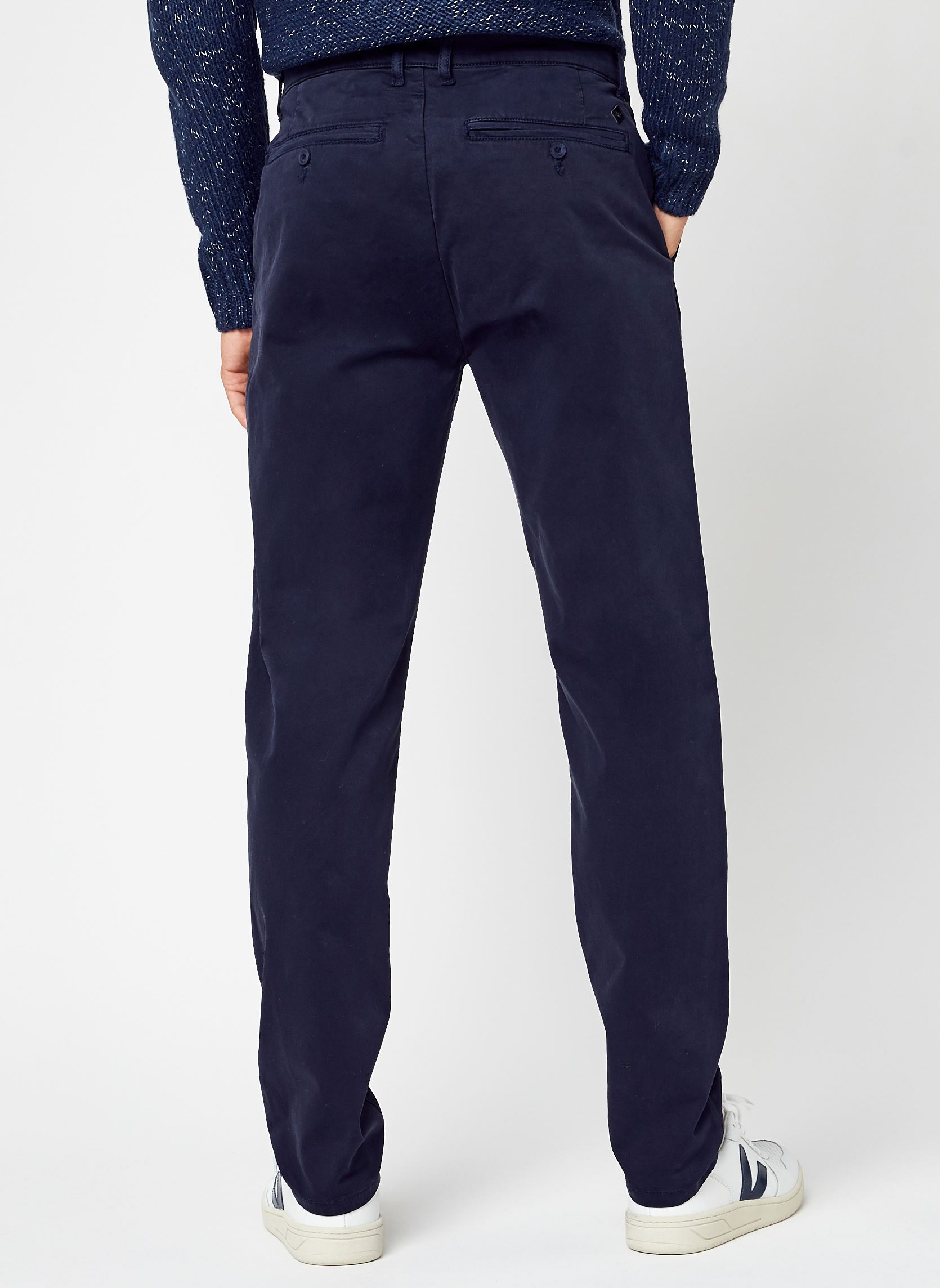 Pantalons droits Viggo Chino Pants homme marron Casual Friday Pantalons droits Viggo Chino Pants homme marron NAVY BLAZER