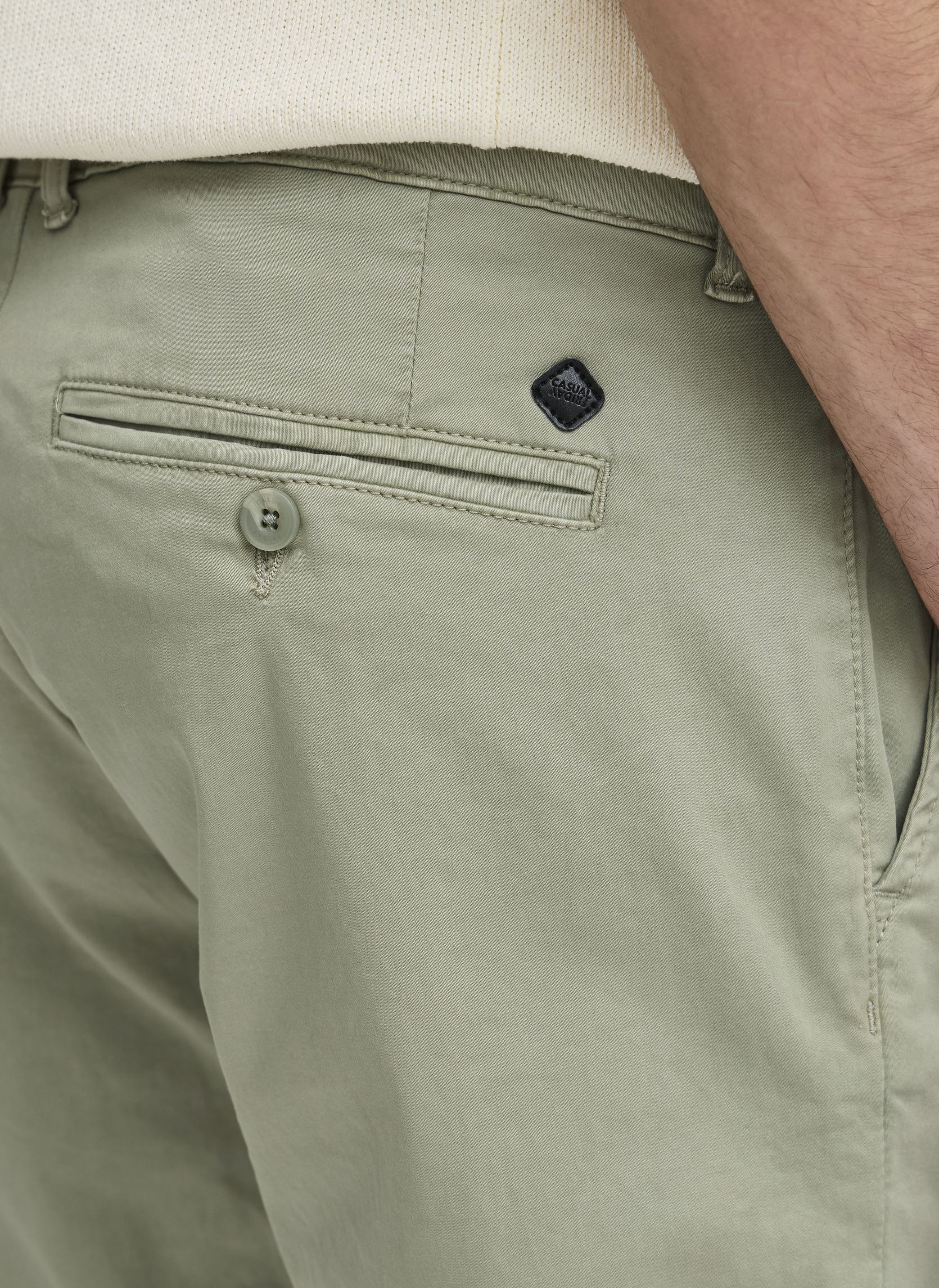 Pantaloni dritti Viggo Chino Pants uomo verde Casual Friday Pantaloni dritti Viggo Chino Pants uomo verde TEA