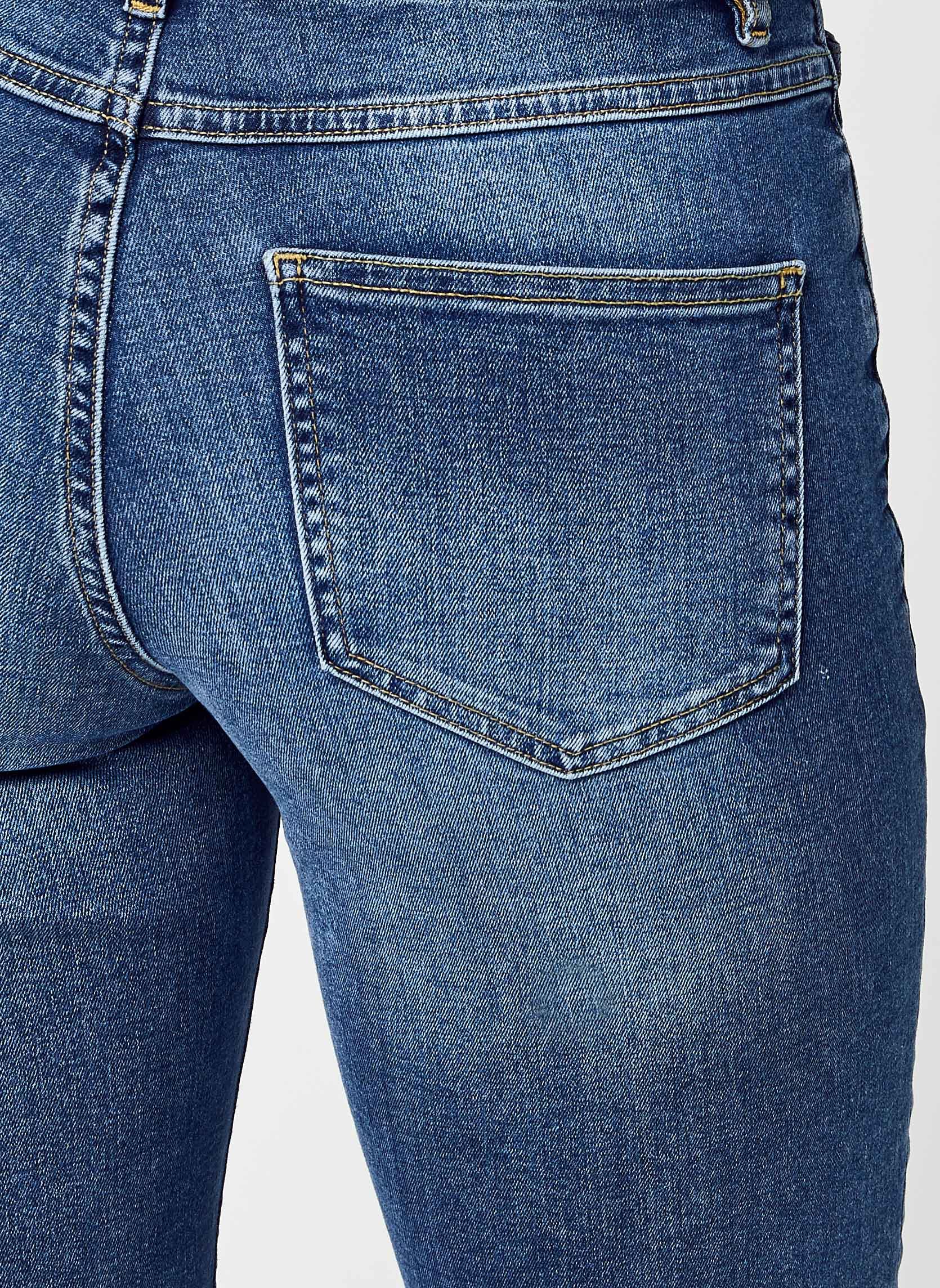 Jeans droit Ihtwiggy Raven femme bleu Ichi Jeans droit Ihtwiggy Raven femme bleu MEDIUM BLUE