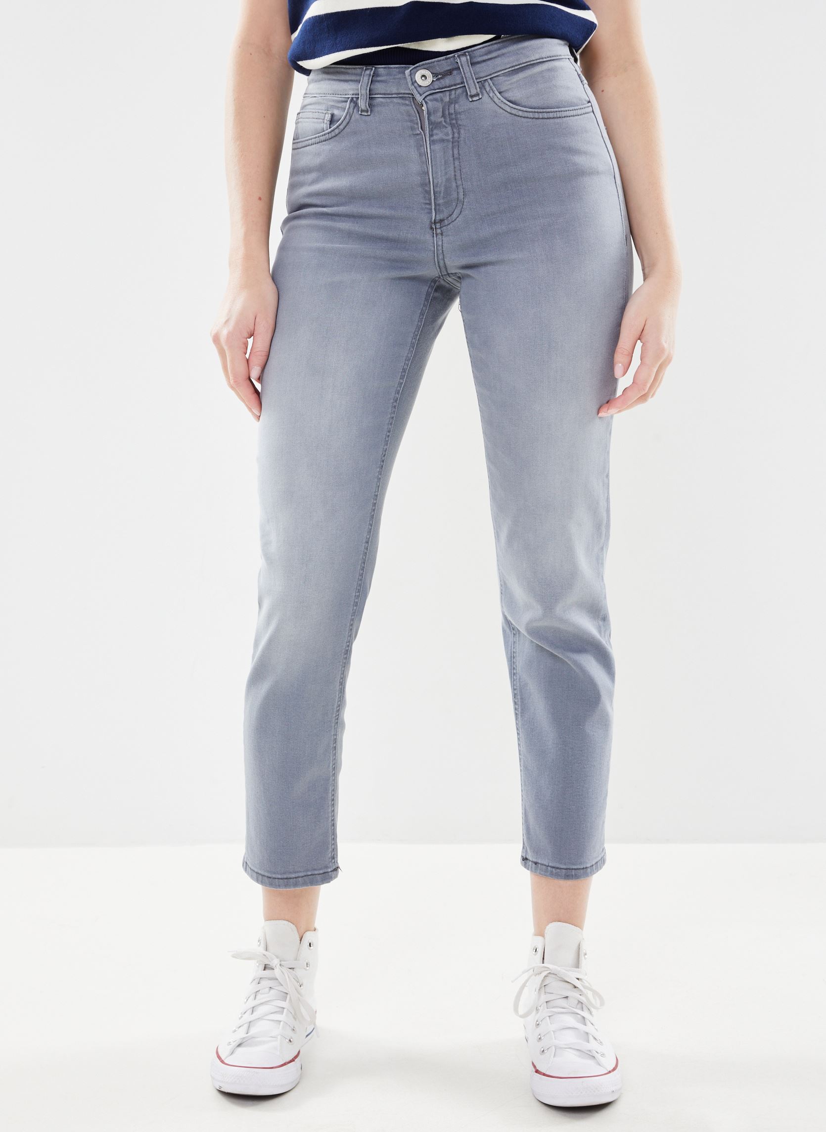 Straight Fit Jeans Ihtwiggy Raven damen grau Ichi Straight Fit Jeans Ihtwiggy Raven damen grau LIGHT GREY WASH