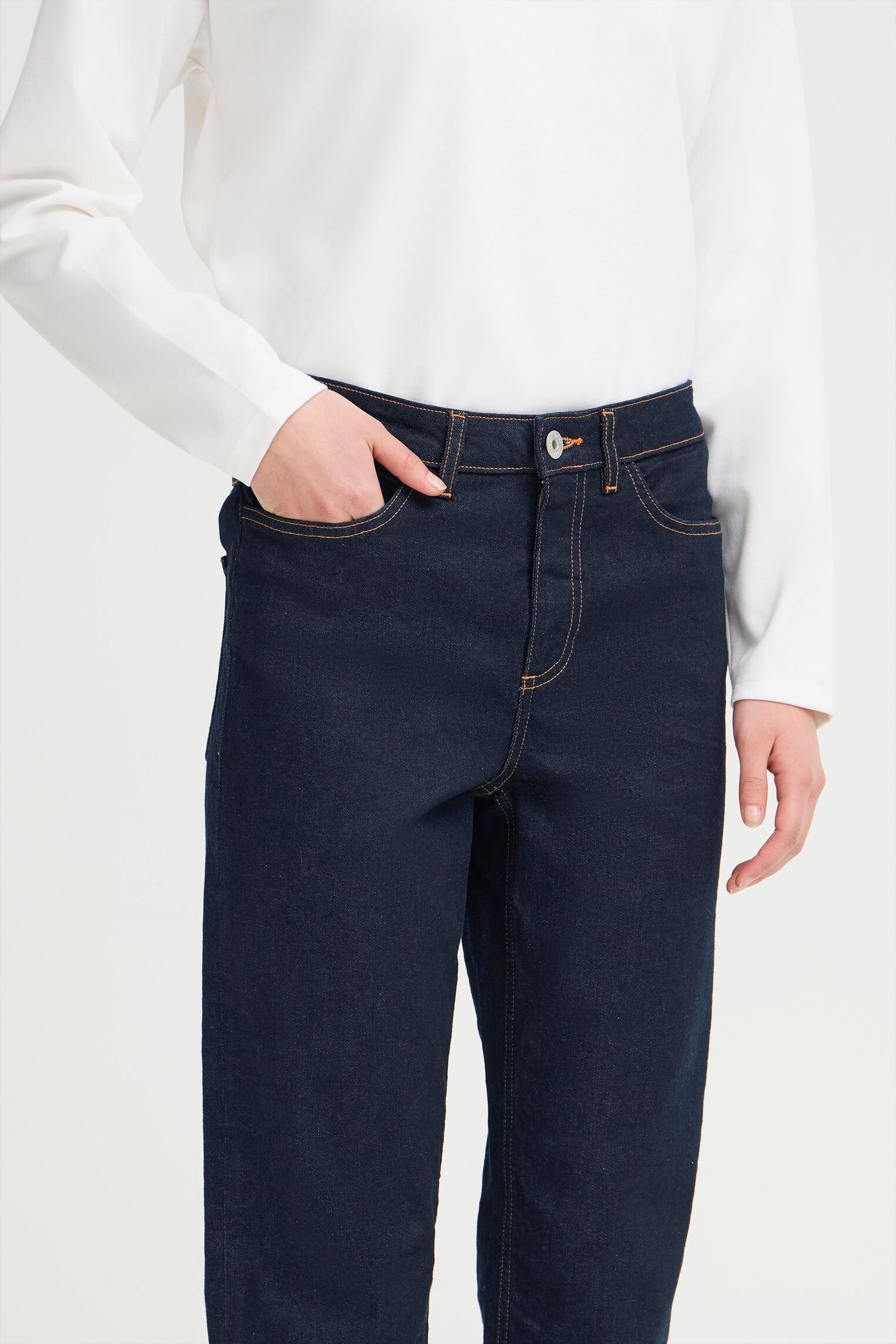 Straight Fit Jeans Ihtwiggy Raven damen blau Ichi Straight Fit Jeans Ihtwiggy Raven damen blau DENIM AUTHENTIC BLUE