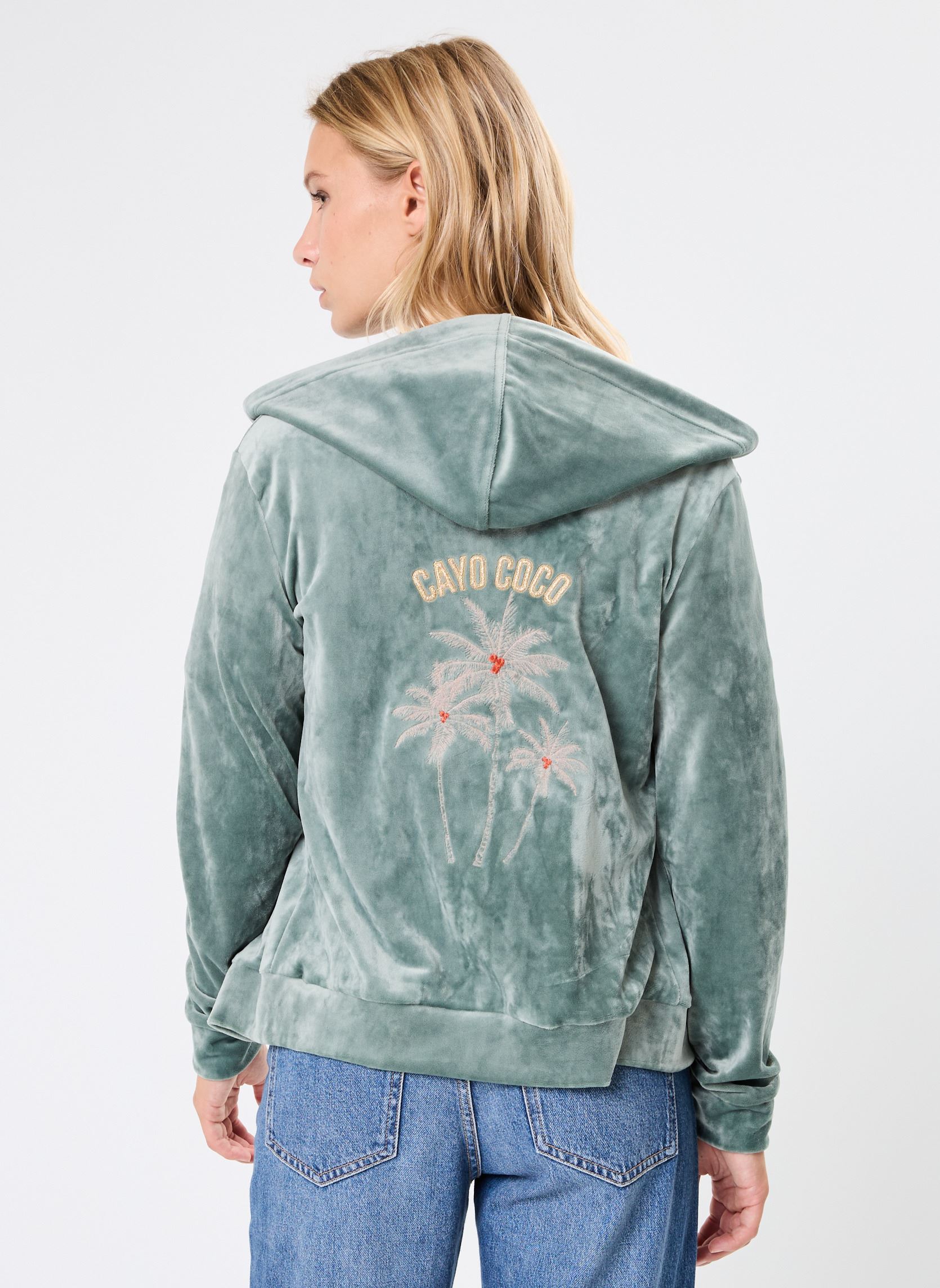 Felpe con cappuccio Fresco Sealake donna verde Banana Moon Felpe con cappuccio Fresco Sealake donna verde AMANDE