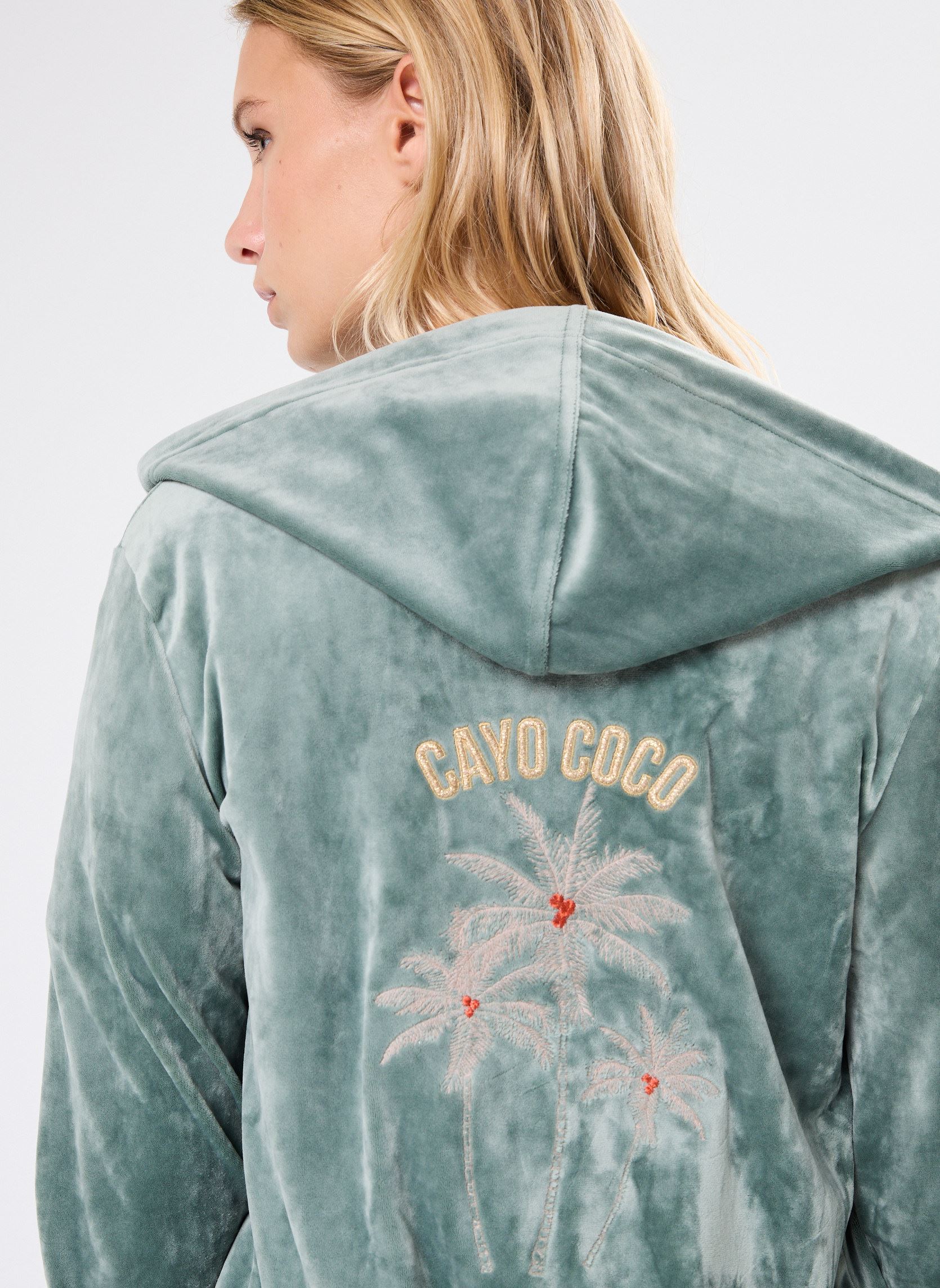 Felpe con cappuccio Fresco Sealake donna verde Banana Moon Felpe con cappuccio Fresco Sealake donna verde AMANDE