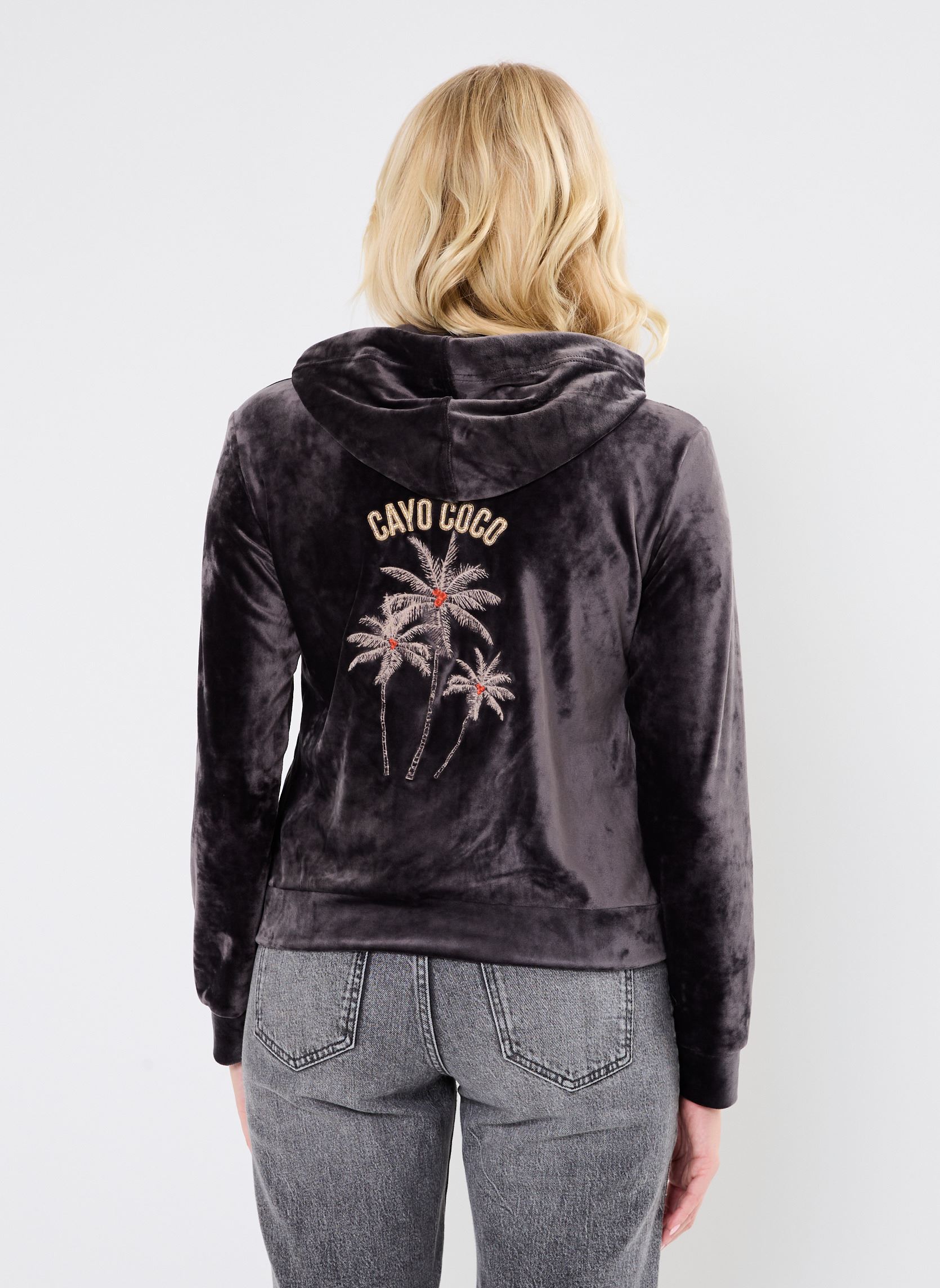 Kapuzenpullover Fresco Sealake damen grau Banana Moon Kapuzenpullover Fresco Sealake damen grau ANTHRACITE