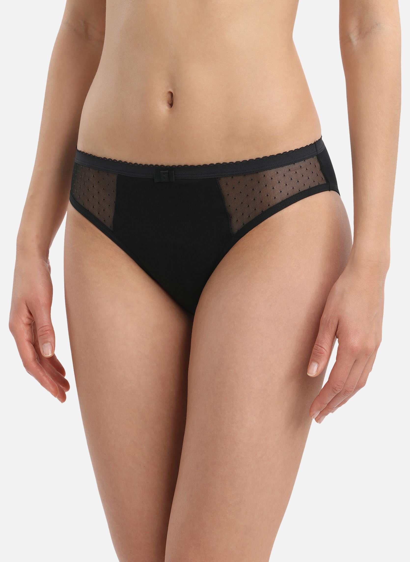 Vêtements Dim Culotte De Règles Bio Plumetis Flux Moyen pour Accessoires