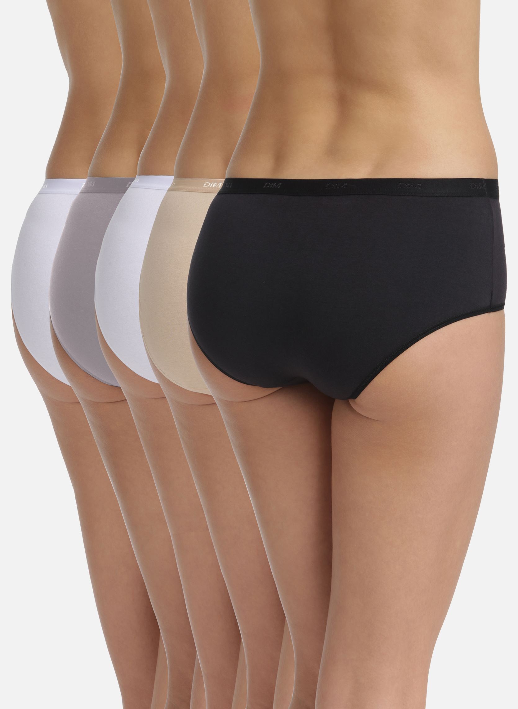 Unterhosen Ecodim Les Pockets Boxers X5 damen mehrfarbig Dim Unterhosen Ecodim Les Pockets Boxers X5 damen mehrfarbig NOIR PEAU BLANC GRIS BLANC