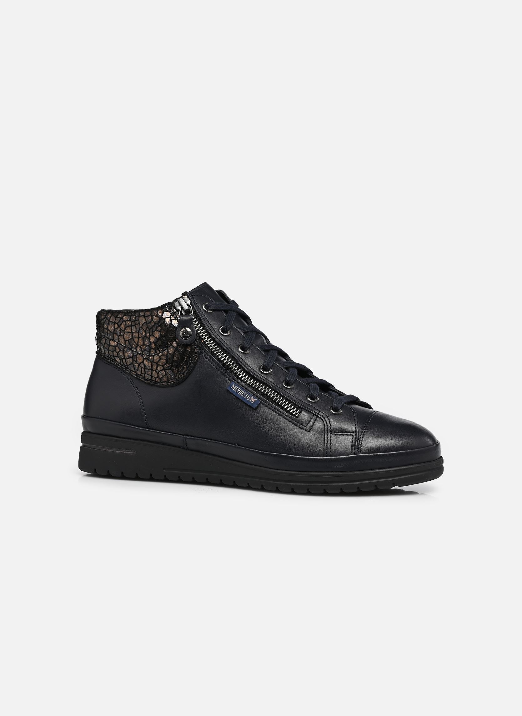 Baskets montantes JULIE femme bleu Mephisto Baskets montantes JULIE femme bleu NAVY