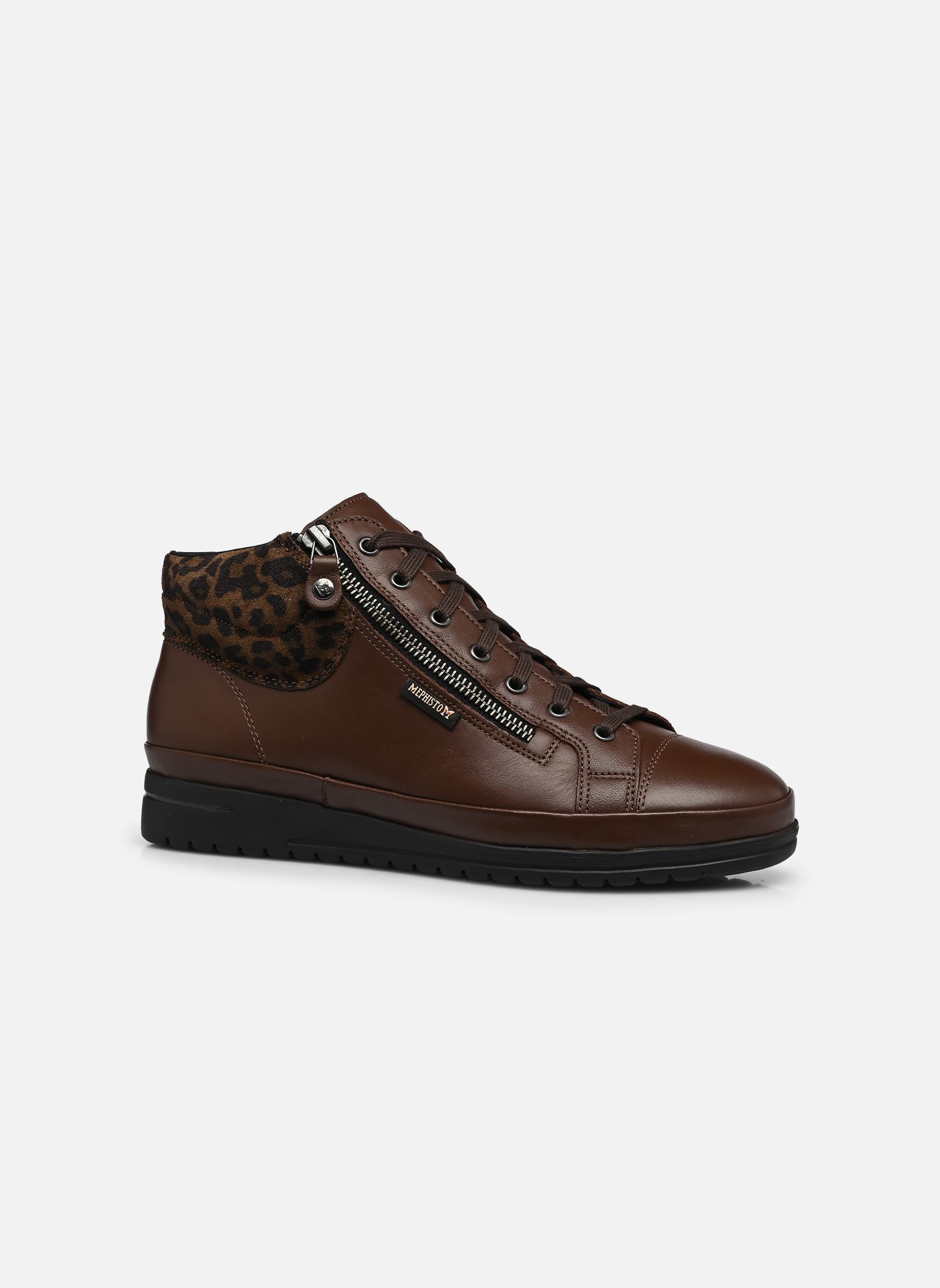 Baskets montantes JULIE femme marron Mephisto Baskets montantes JULIE femme marron BROWN
