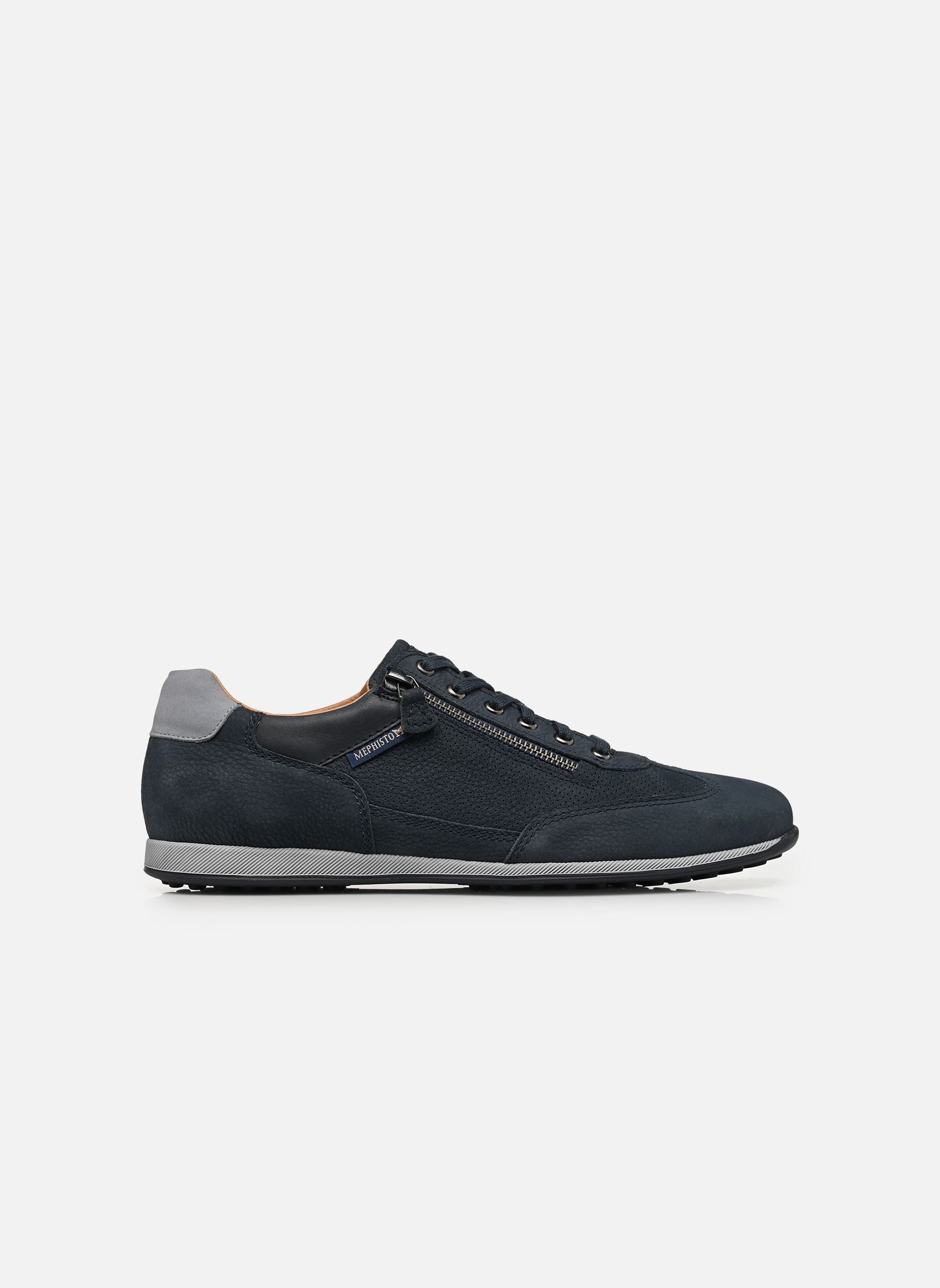 Baskets basses LEON homme bleu Mephisto Baskets basses LEON homme bleu JEANS BLUE