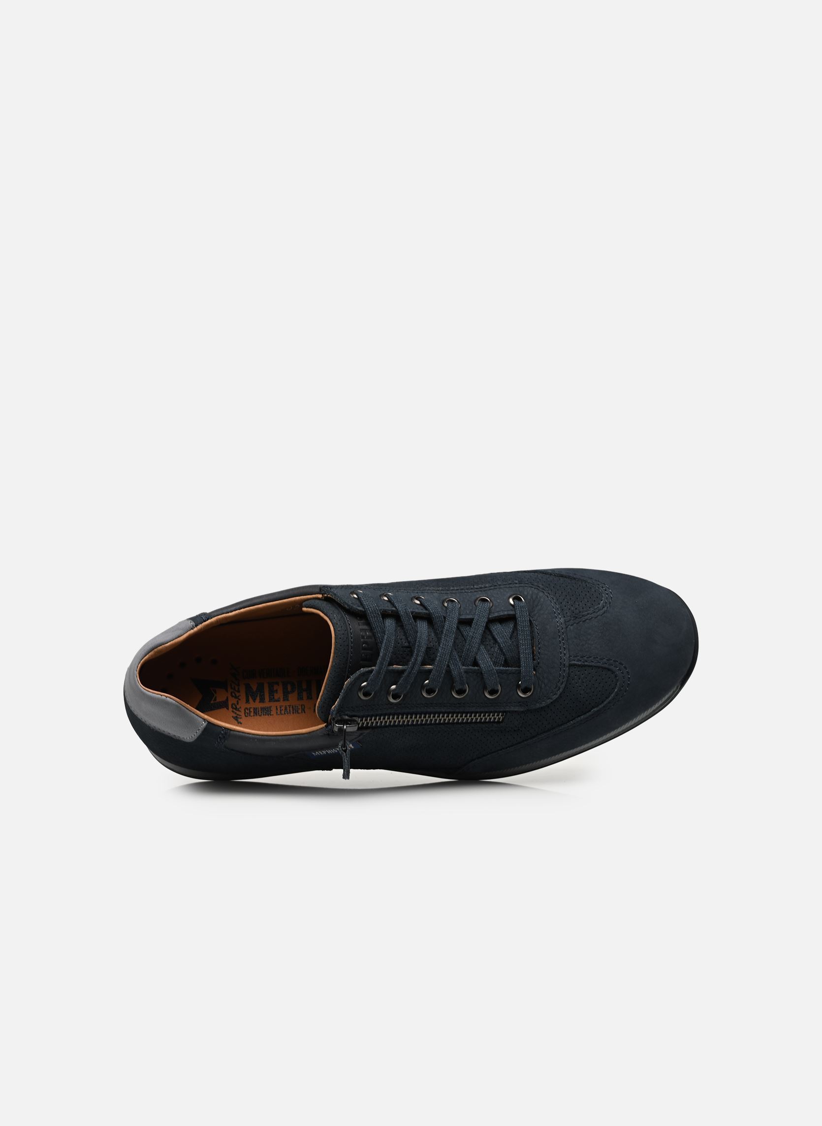 Baskets basses LEON homme bleu Mephisto Baskets basses LEON homme bleu JEANS BLUE