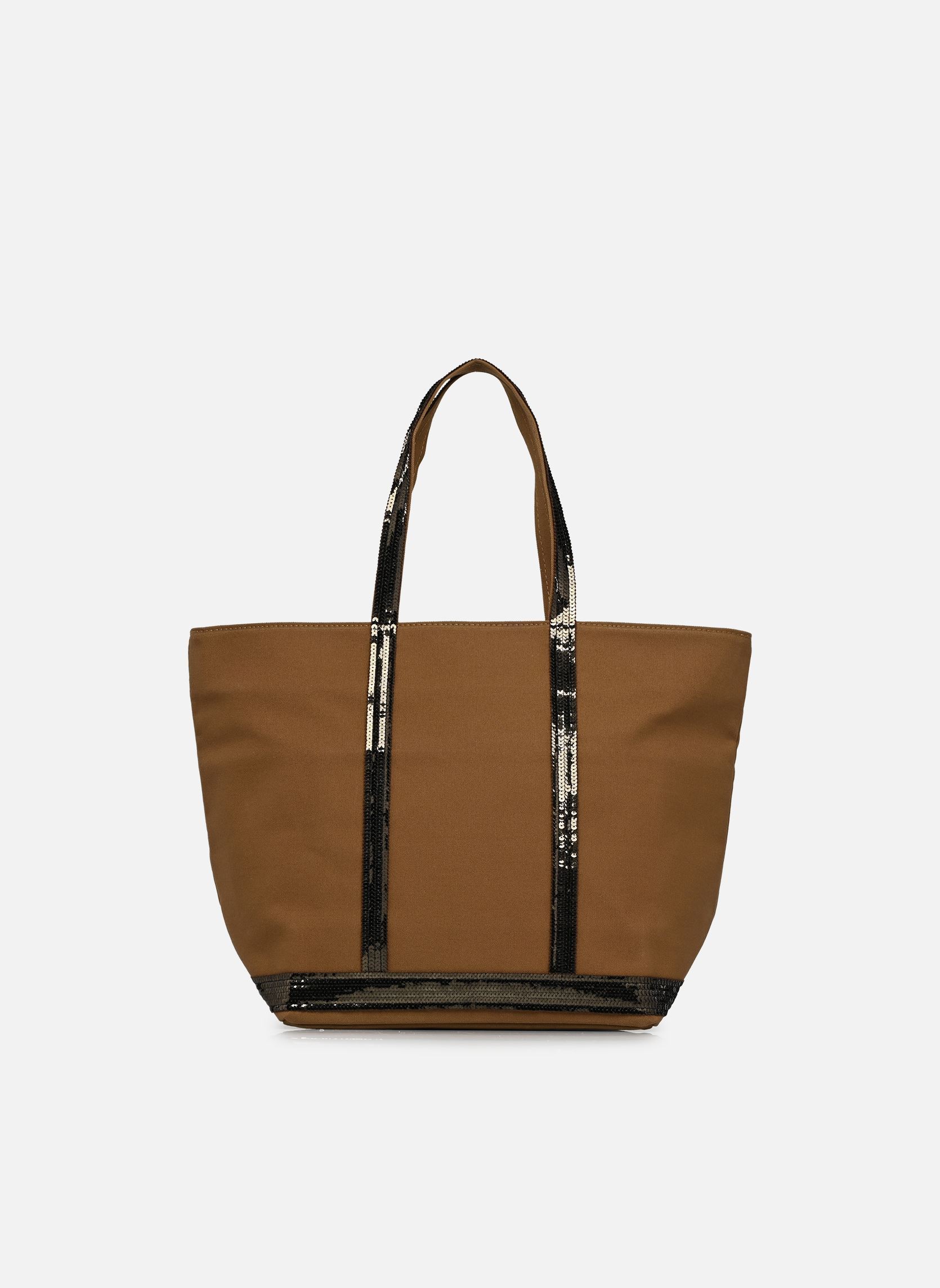 Shopper Cabas L Zippé Porté Epaule Toile et Pail damen braun Vanessa Bruno Shopper Cabas L Zippé Porté Epaule Toile et Pail damen braun WIMBLEDON