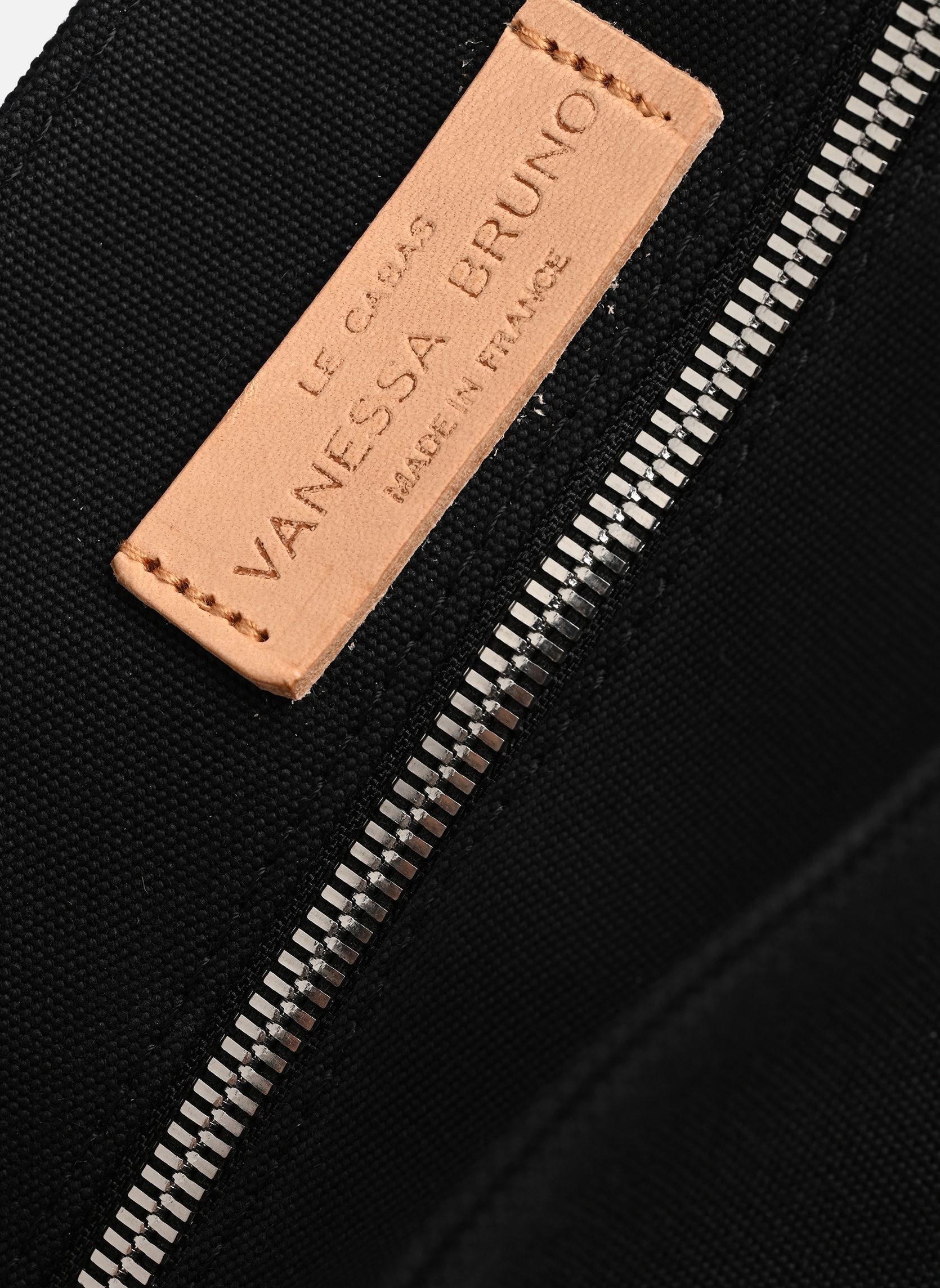 Shopper Cabas L Zippé Porté Epaule Toile et Pail damen schwarz Vanessa Bruno Shopper Cabas L Zippé Porté Epaule Toile et Pail damen schwarz OR/NOIR