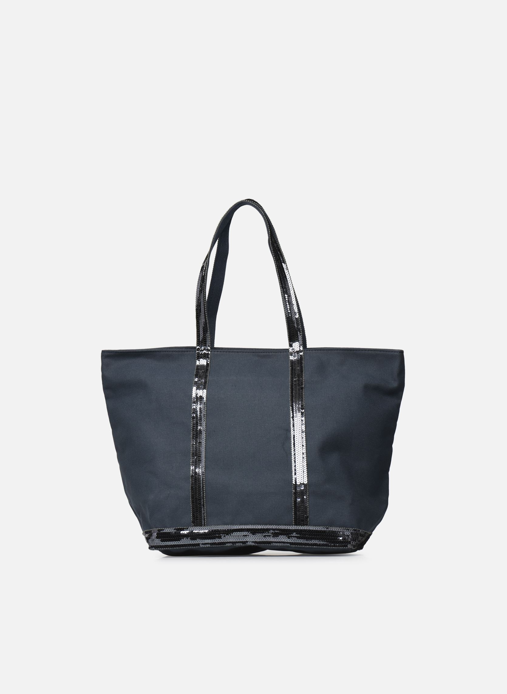 Shopper Cabas L Zippé Porté Epaule Toile et Pail damen blau Vanessa Bruno Shopper Cabas L Zippé Porté Epaule Toile et Pail damen blau PYRITE