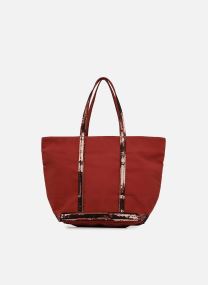 Cabas Cabas L Zippé Porté Epaule Toile et Pail femme vert