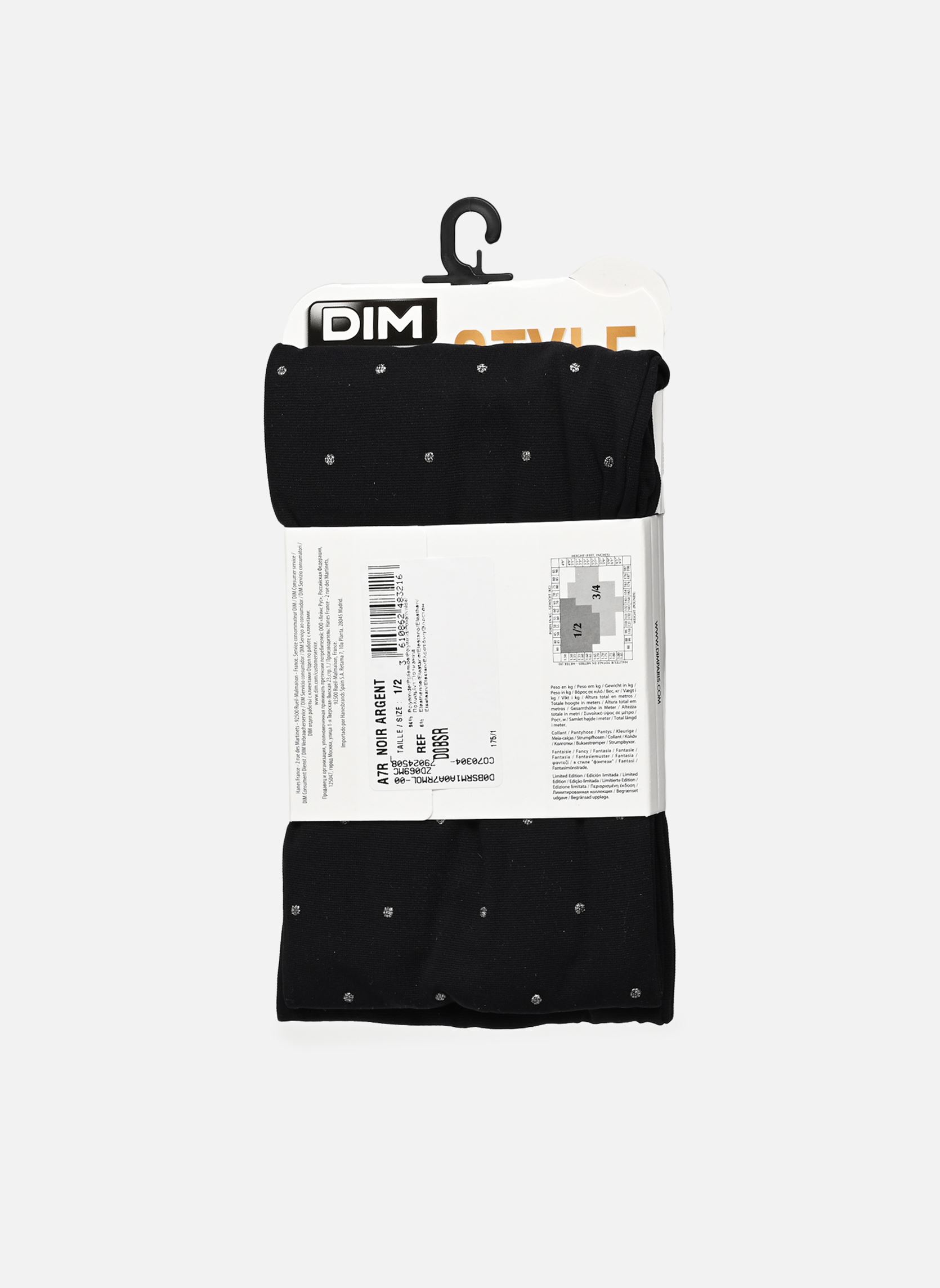Collants fantaisies Co Effet Perle femme noir Dim Collants fantaisies Co Effet Perle femme noir NOIR ARG