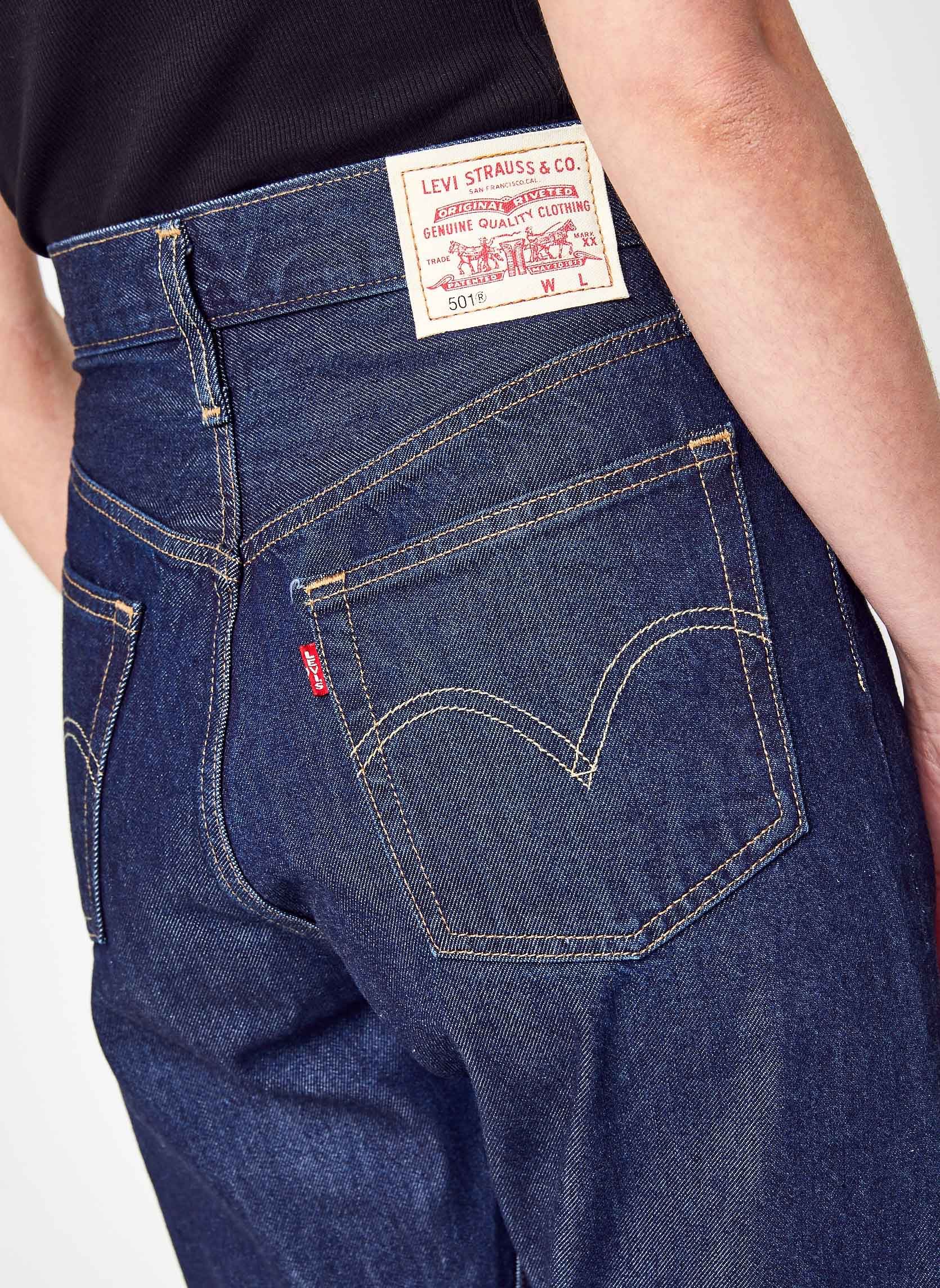 Rechte jeans / Straight Leg Jeans 501® ORIGINAL W dames blauw Levi's Rechte jeans / Straight Leg Jeans 501® ORIGINAL W dames blauw FIRST WASH