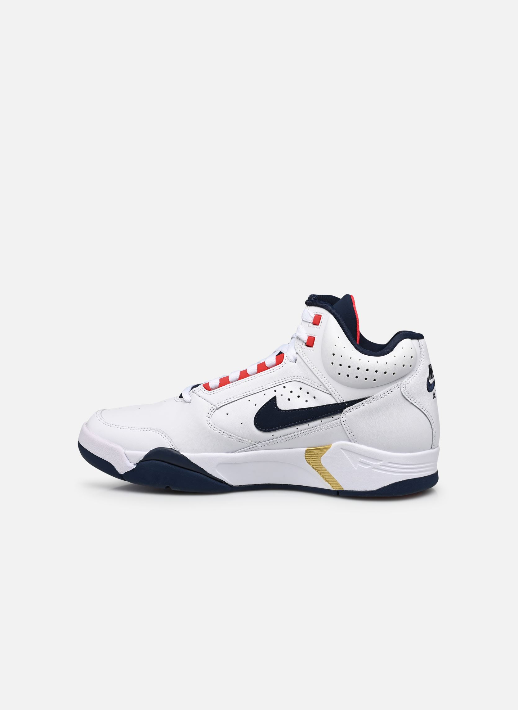 Hoge sneakers Air Flight Lite Mid heren wit Nike Hoge sneakers Air Flight Lite Mid heren wit White/Midnight Navy-University