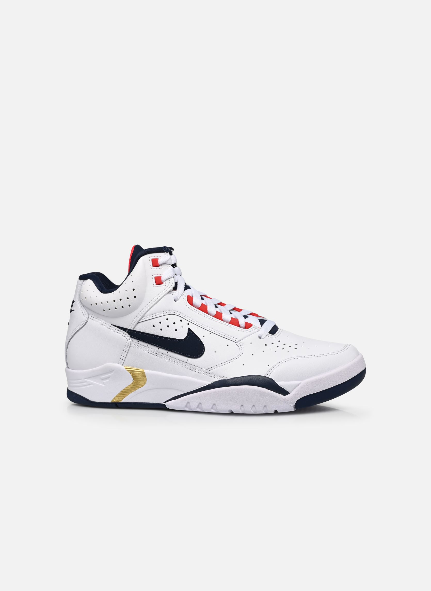 Hoge sneakers Air Flight Lite Mid heren wit Nike Hoge sneakers Air Flight Lite Mid heren wit White/Midnight Navy-University