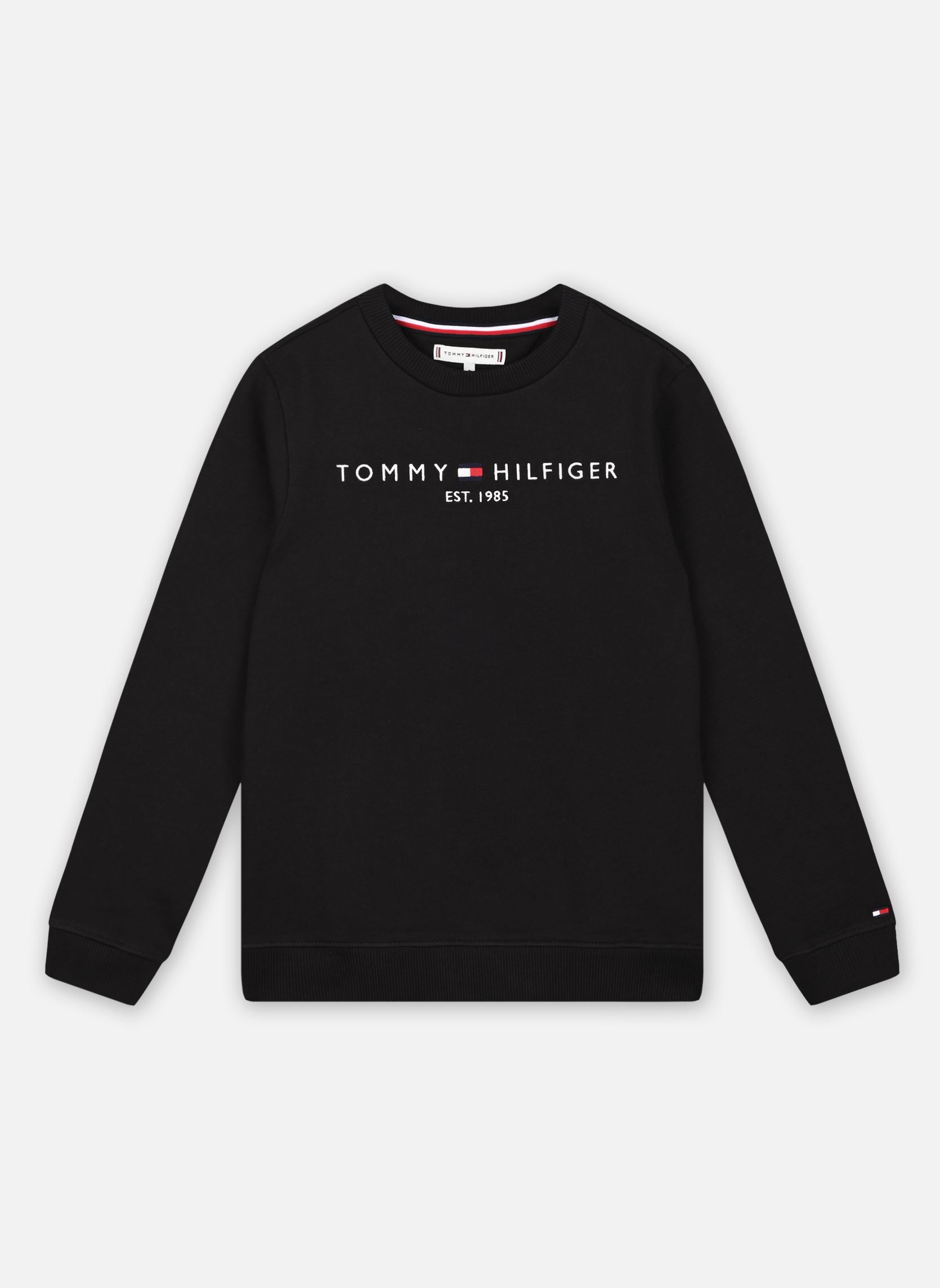 Sweats à capuche Essential Sweatshirt garçon noir Tommy Hilfiger Sweats à capuche Essential Sweatshirt garçon noir Black
