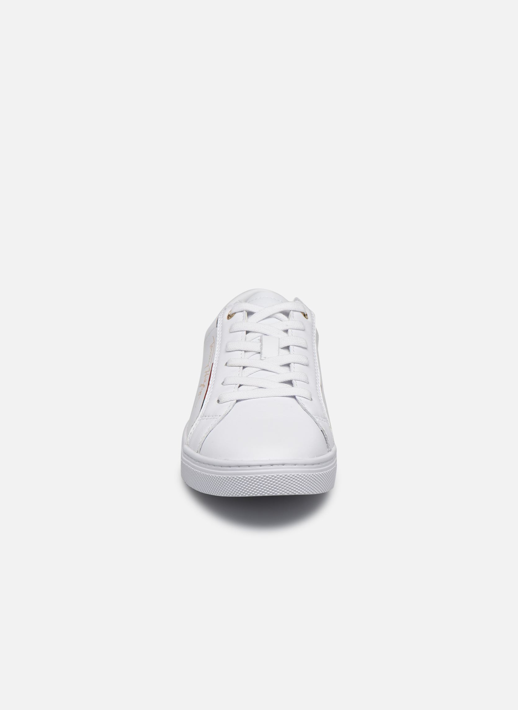 Lage sneakers TOMMY HILFIGER SIGNATURE SNEAKER - NOOS dames wit Tommy Hilfiger Lage sneakers TOMMY HILFIGER SIGNATURE SNEAKER - NOOS dames wit WHITE