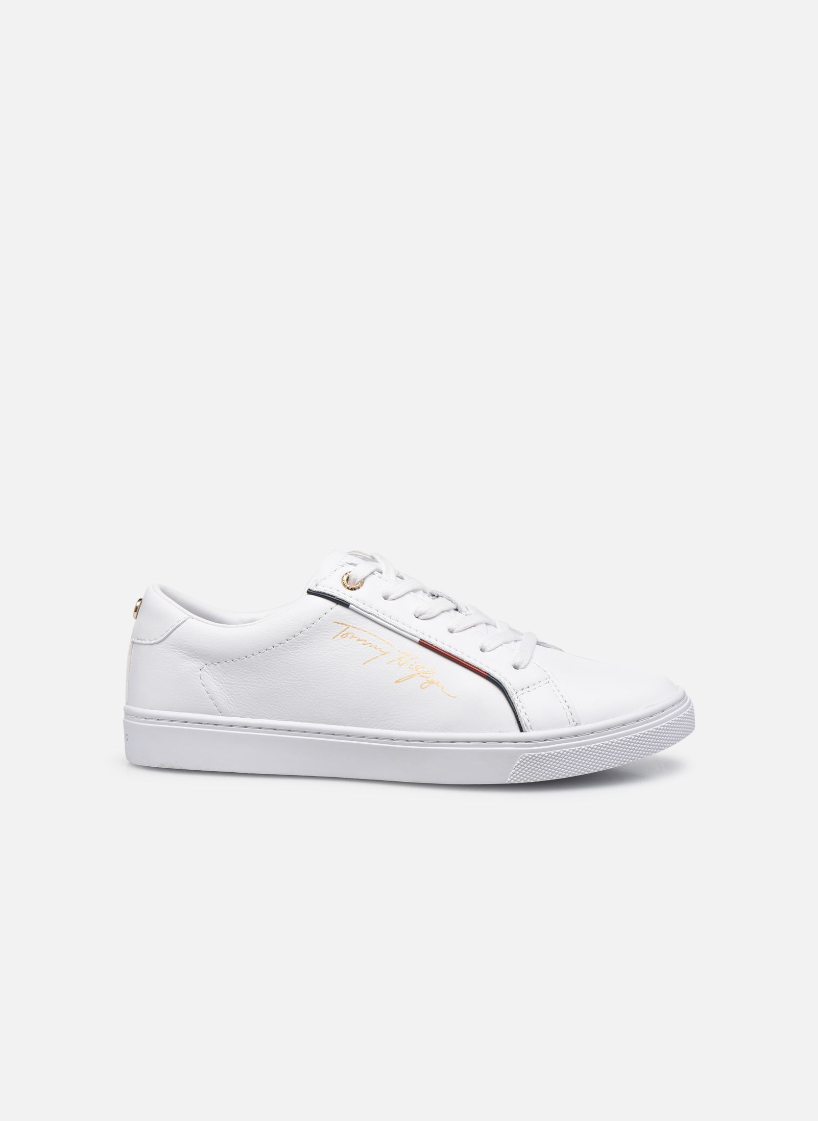 Lage sneakers TOMMY HILFIGER SIGNATURE SNEAKER - NOOS dames wit Tommy Hilfiger Lage sneakers TOMMY HILFIGER SIGNATURE SNEAKER - NOOS dames wit WHITE