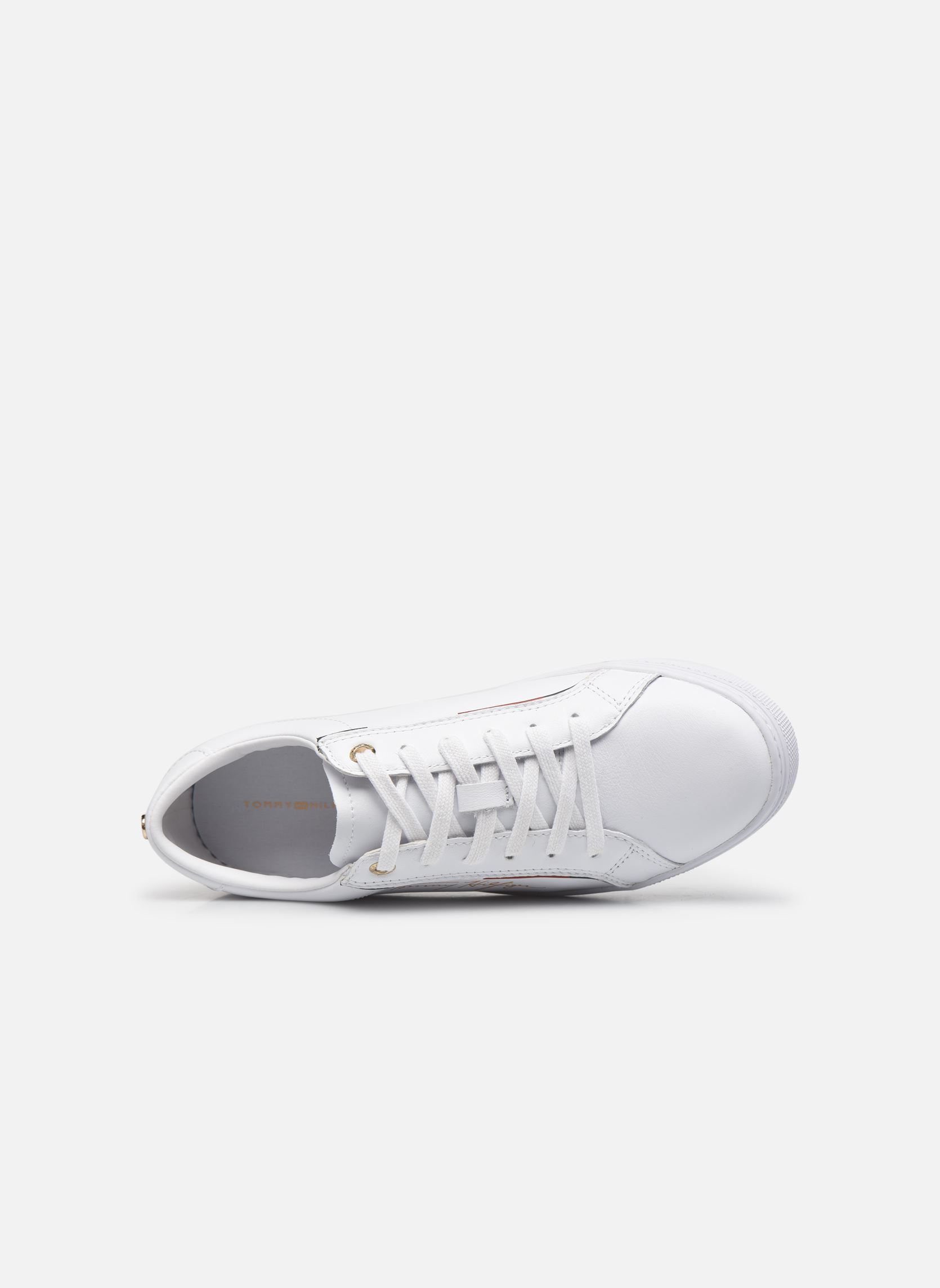 Lage sneakers TOMMY HILFIGER SIGNATURE SNEAKER - NOOS dames wit Tommy Hilfiger Lage sneakers TOMMY HILFIGER SIGNATURE SNEAKER - NOOS dames wit WHITE