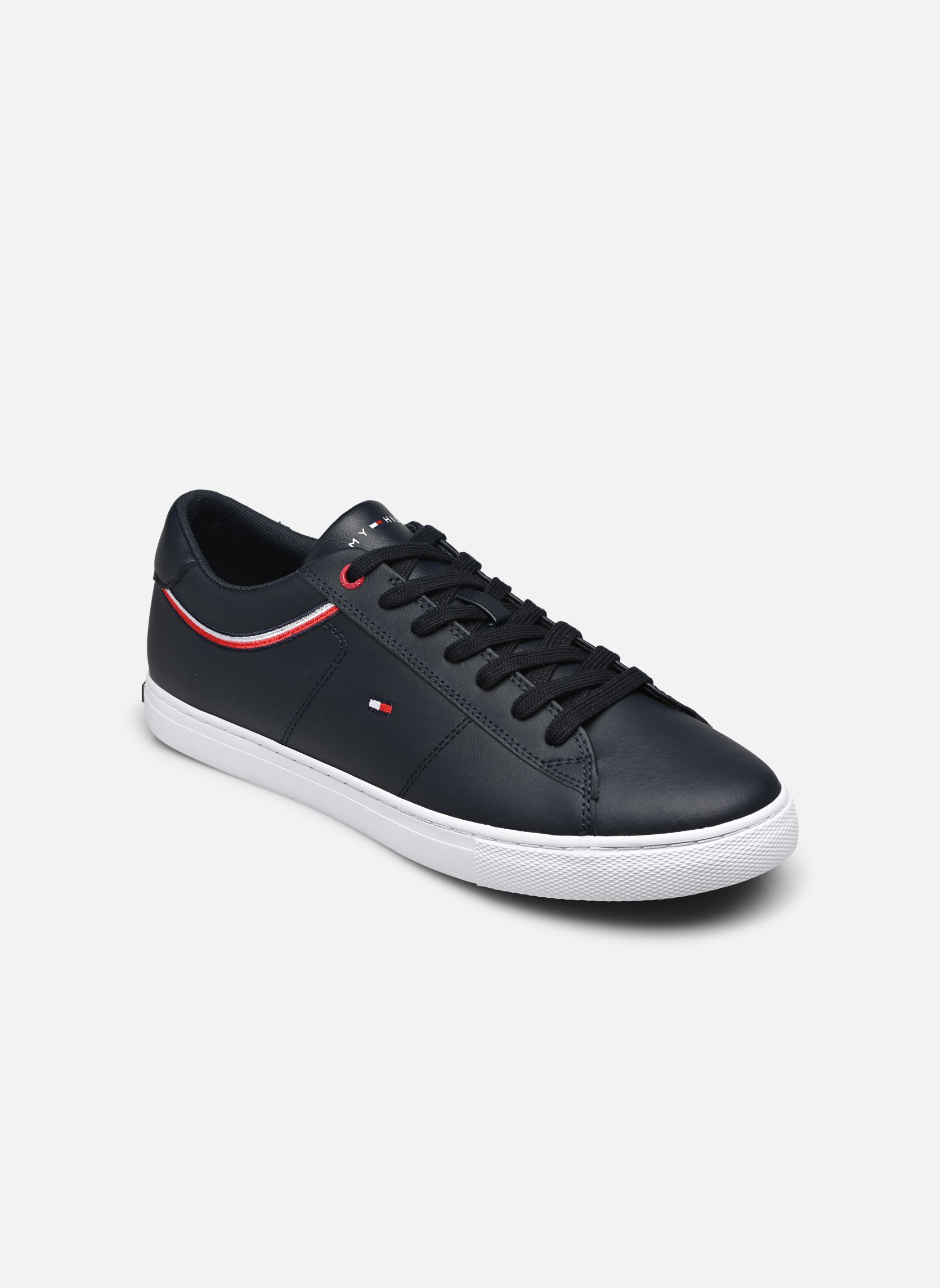 Baskets Tommy Hilfiger ESSENTIAL LEATHER SNEAKER DETAIL pour Homme