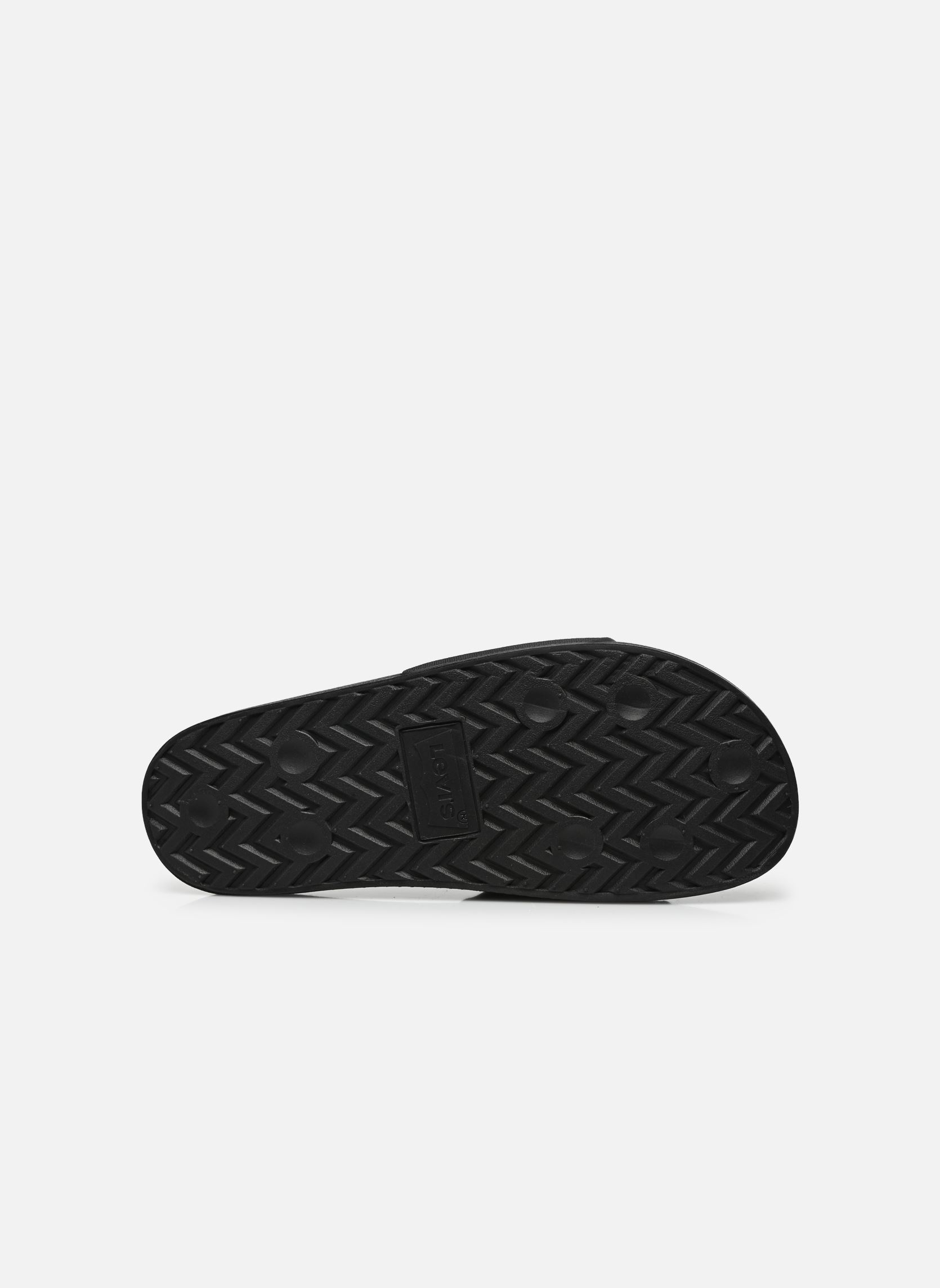 Badeschlappen JUNE POSTER herren schwarz Levi's Badeschlappen JUNE POSTER herren schwarz Full Black