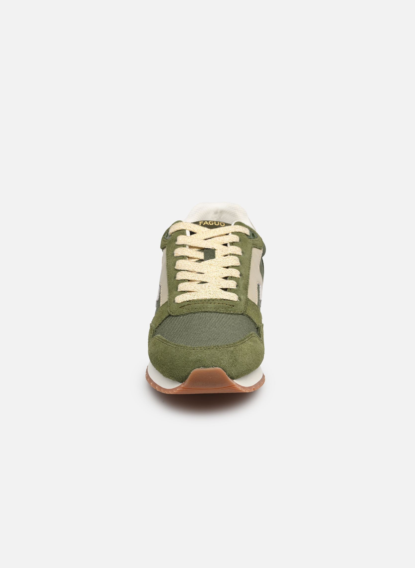 Niedrige Sneaker ELM SYN WOVEN SUEDE W damen grün Faguo Niedrige Sneaker ELM SYN WOVEN SUEDE W damen grün KAKI/GOLD
