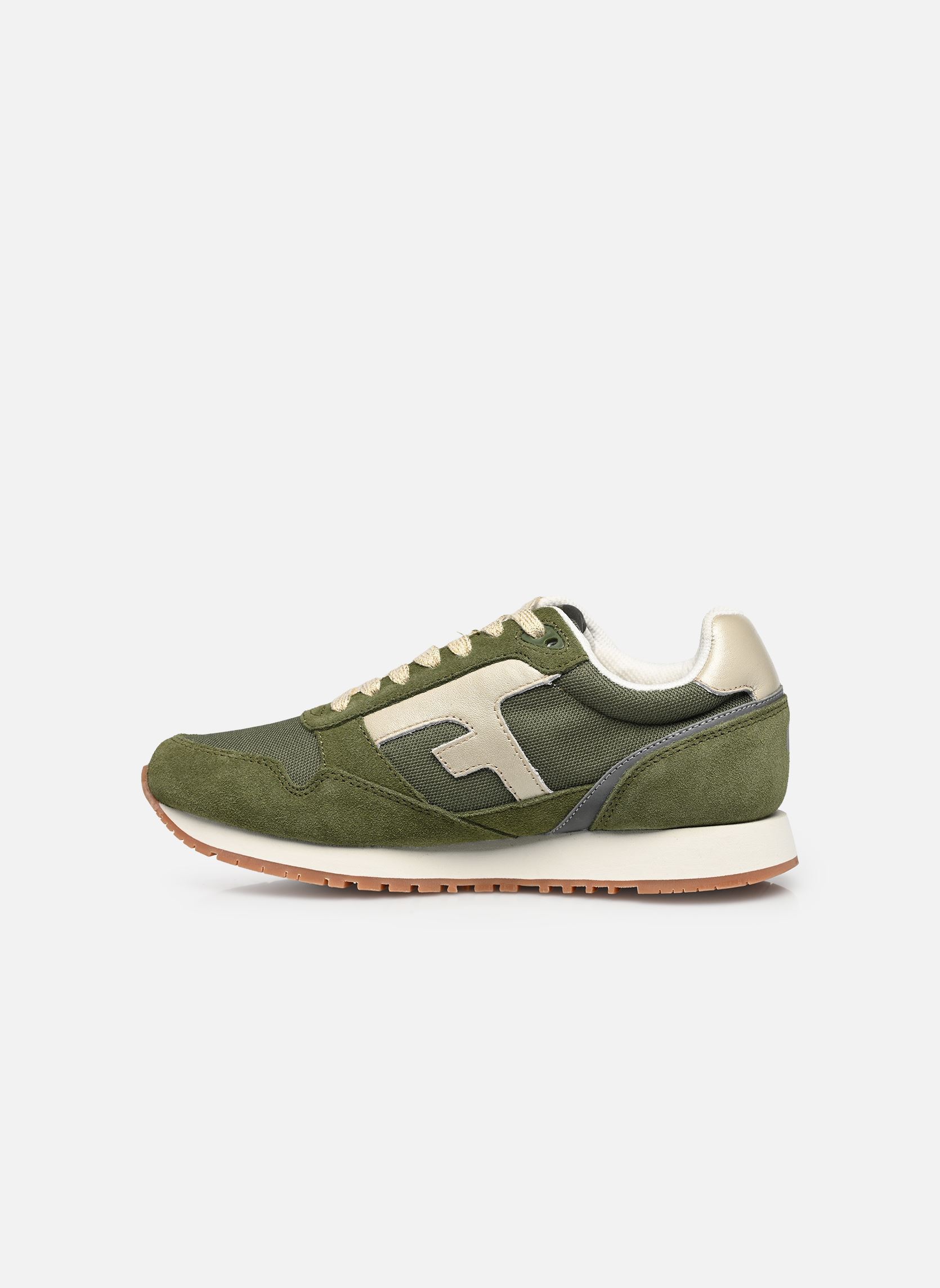 Niedrige Sneaker ELM SYN WOVEN SUEDE W damen grün Faguo Niedrige Sneaker ELM SYN WOVEN SUEDE W damen grün KAKI/GOLD