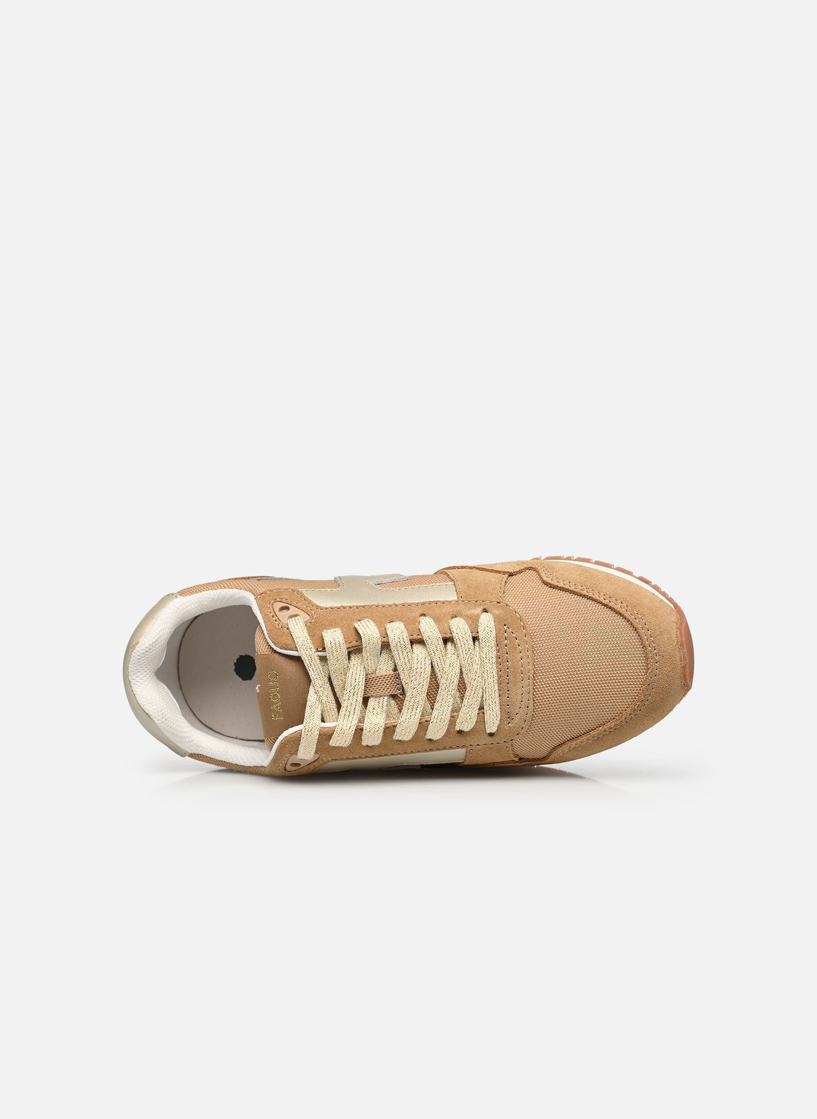 Niedrige Sneaker ELM SYN WOVEN SUEDE W damen beige Faguo Niedrige Sneaker ELM SYN WOVEN SUEDE W damen beige BEIGE/GOLD
