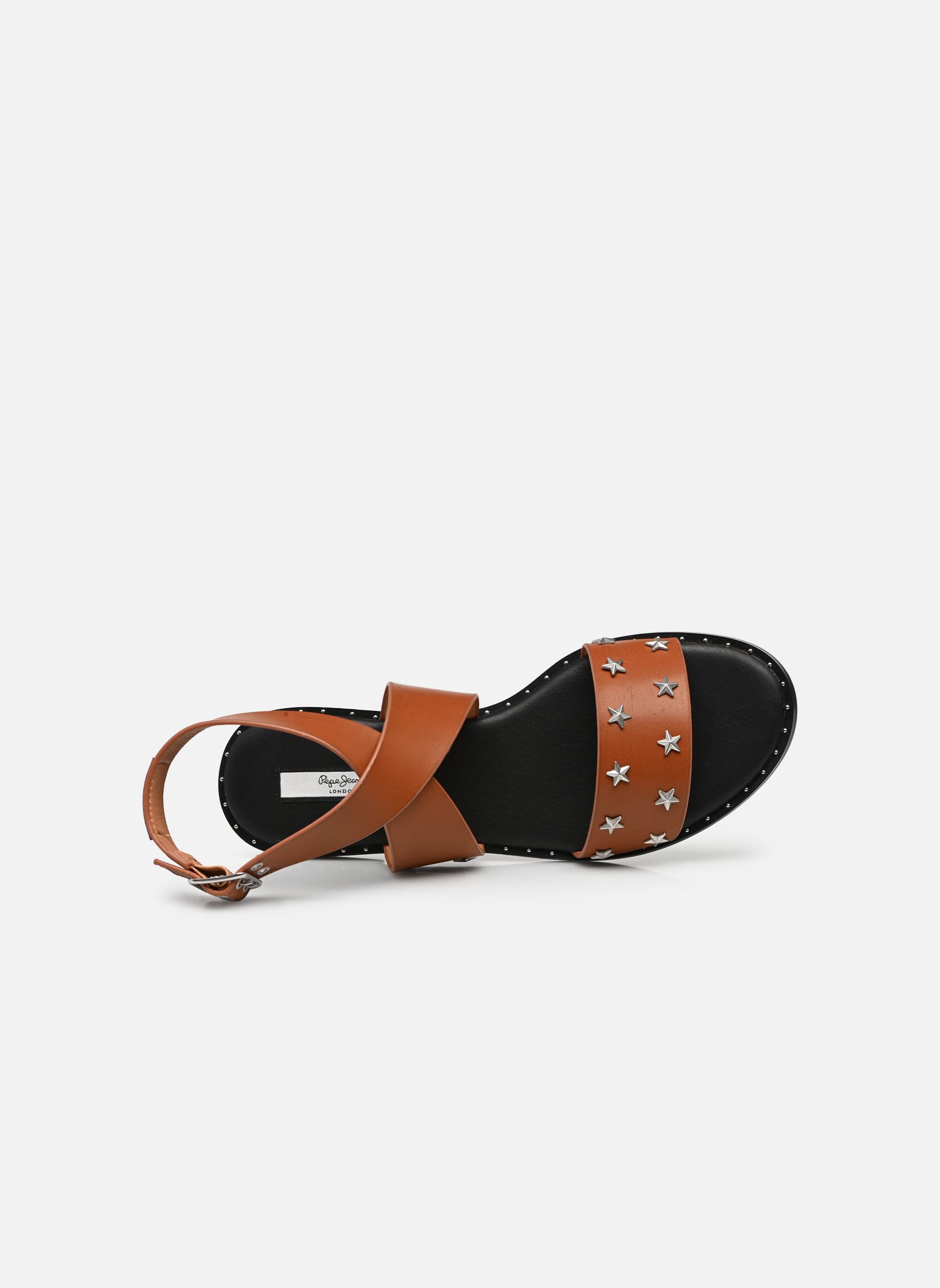 Sandales HAYES STAR W femme marron Pepe jeans Sandales HAYES STAR W femme marron Tan