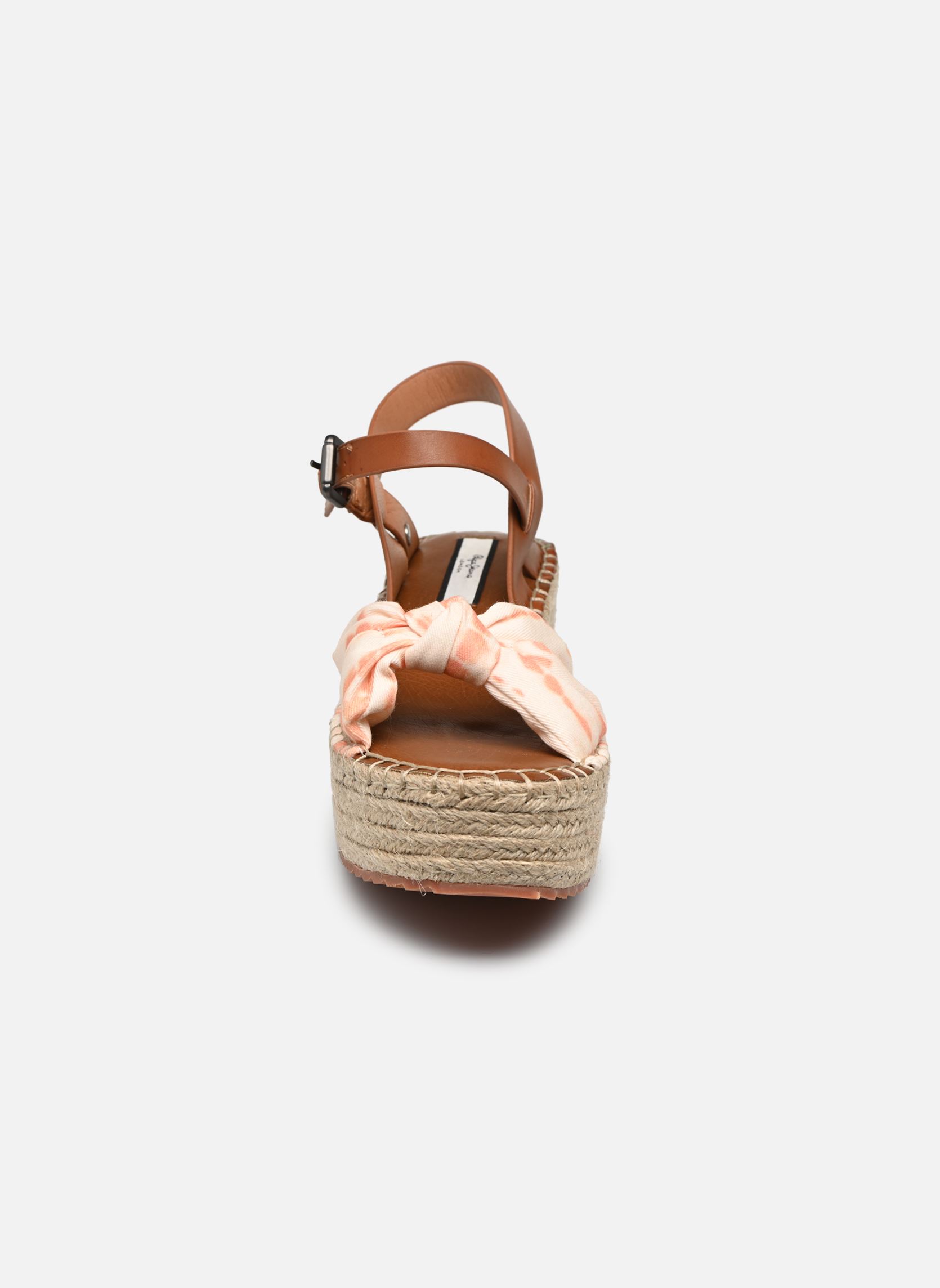 Sandales compensées et plateformes WITNEY KNOT W femme orange Pepe jeans Sandales compensées et plateformes WITNEY KNOT W femme orange Peach