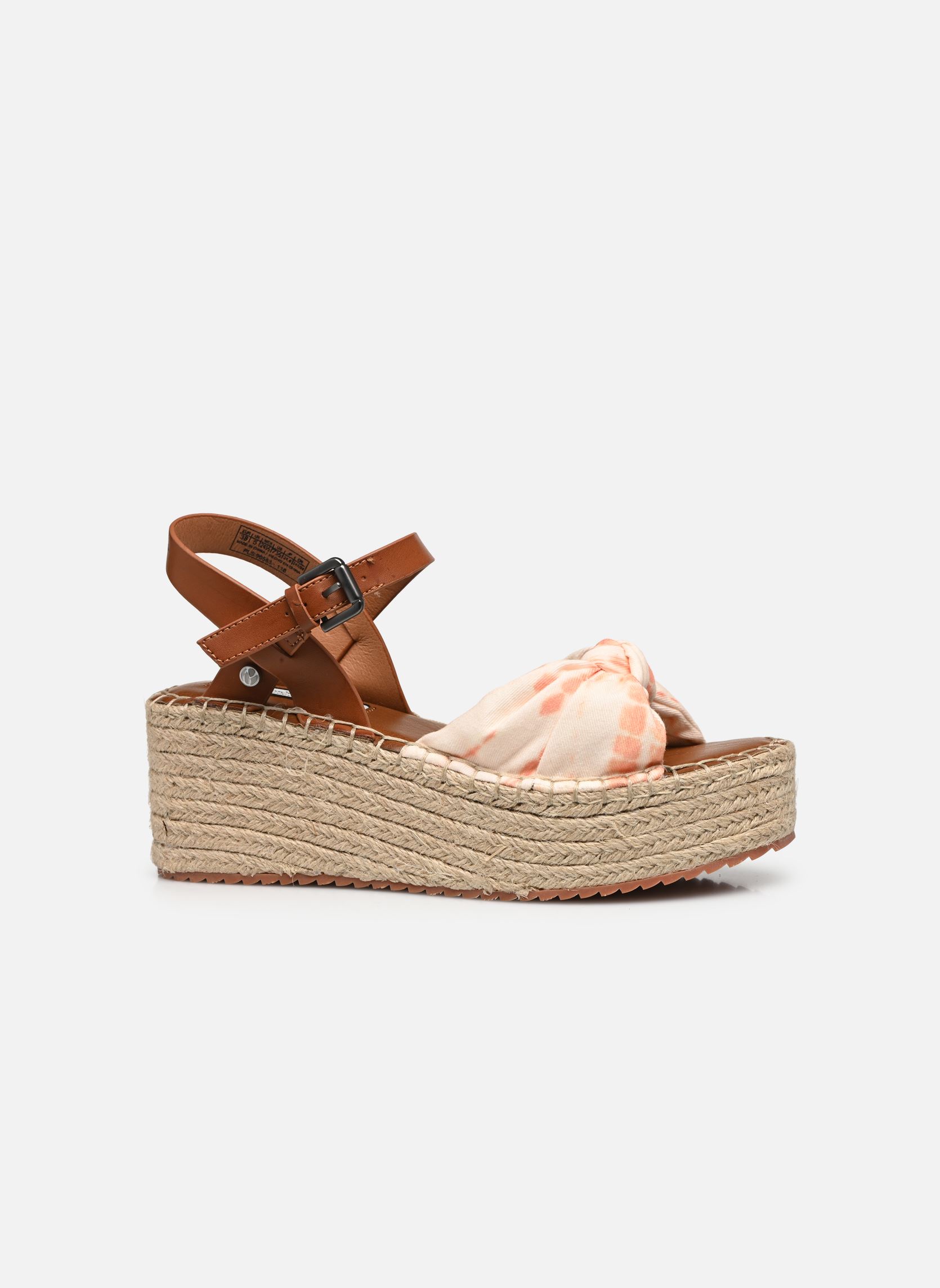 Sandales compensées et plateformes WITNEY KNOT W femme orange Pepe jeans Sandales compensées et plateformes WITNEY KNOT W femme orange Peach