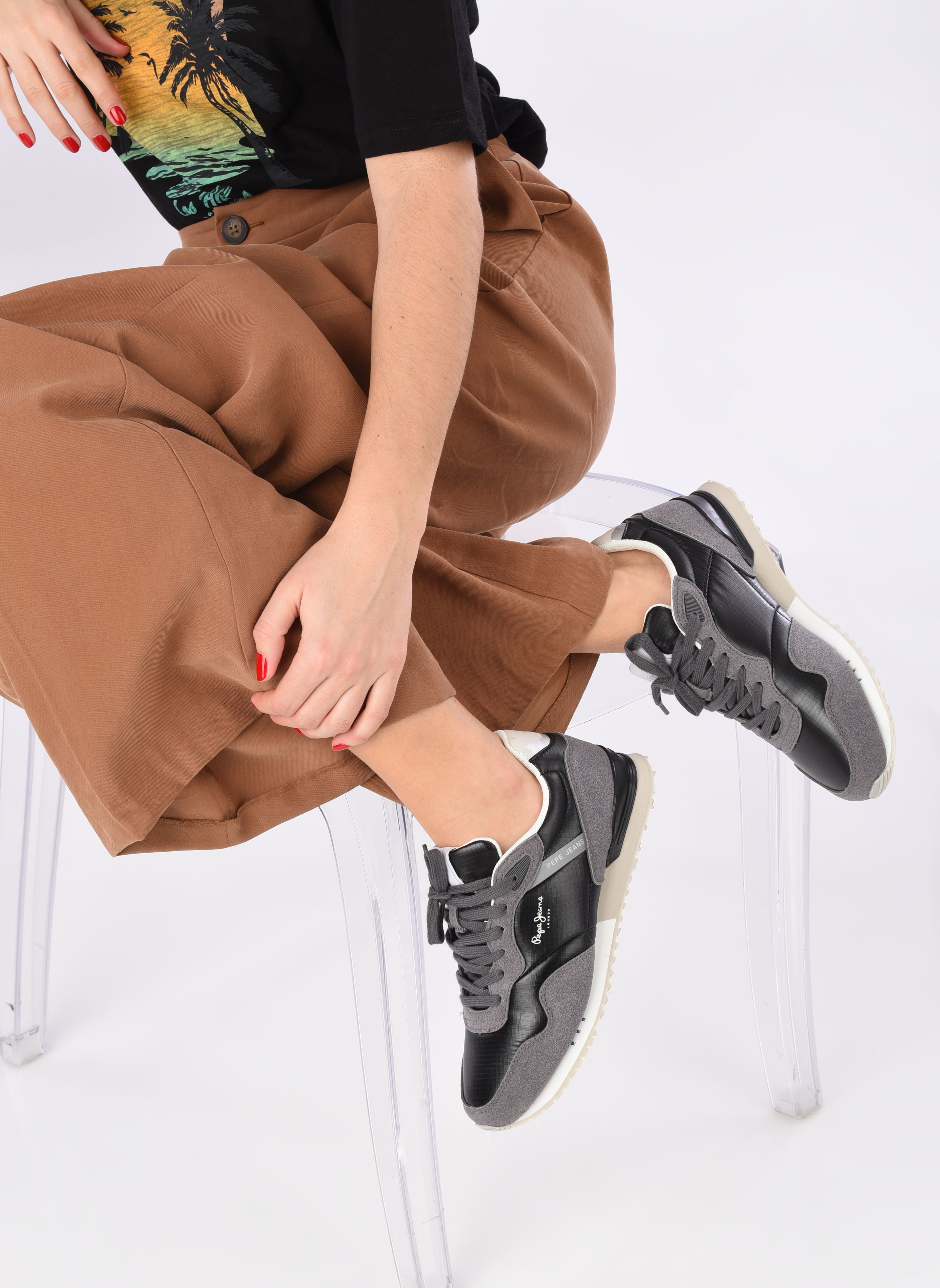 Baskets basses LONDON W SOFT W femme noir Pepe jeans Baskets basses LONDON W SOFT W femme noir Black