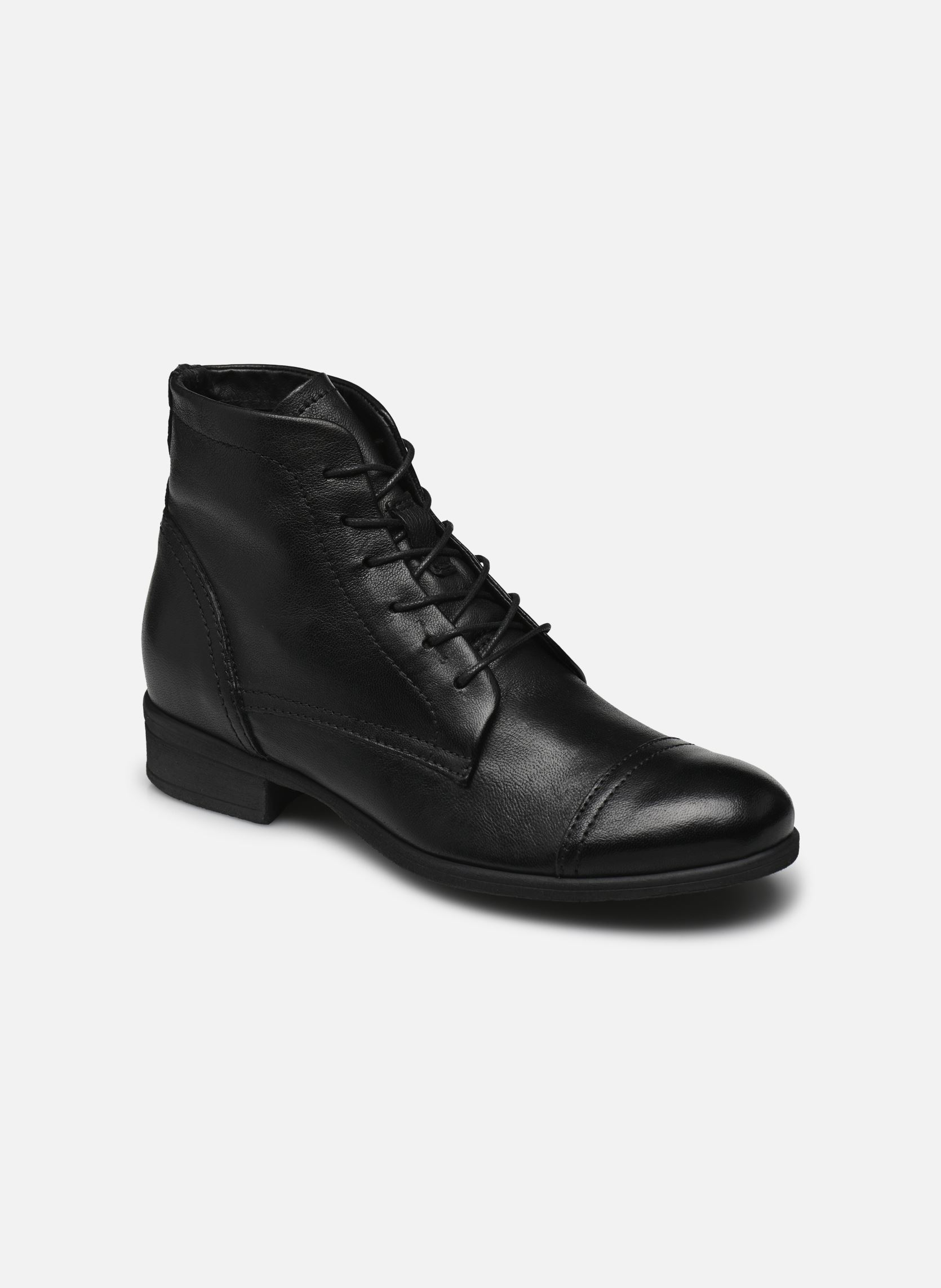 Bottines à lacets TIAGO femme noir Bocage Bottines à lacets TIAGO femme noir CUIR NOIR
